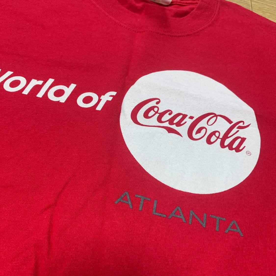 M) Coca-Cola 코카콜라 애틀란타 박물관 한정판 로고 반팔티 상품이미지3