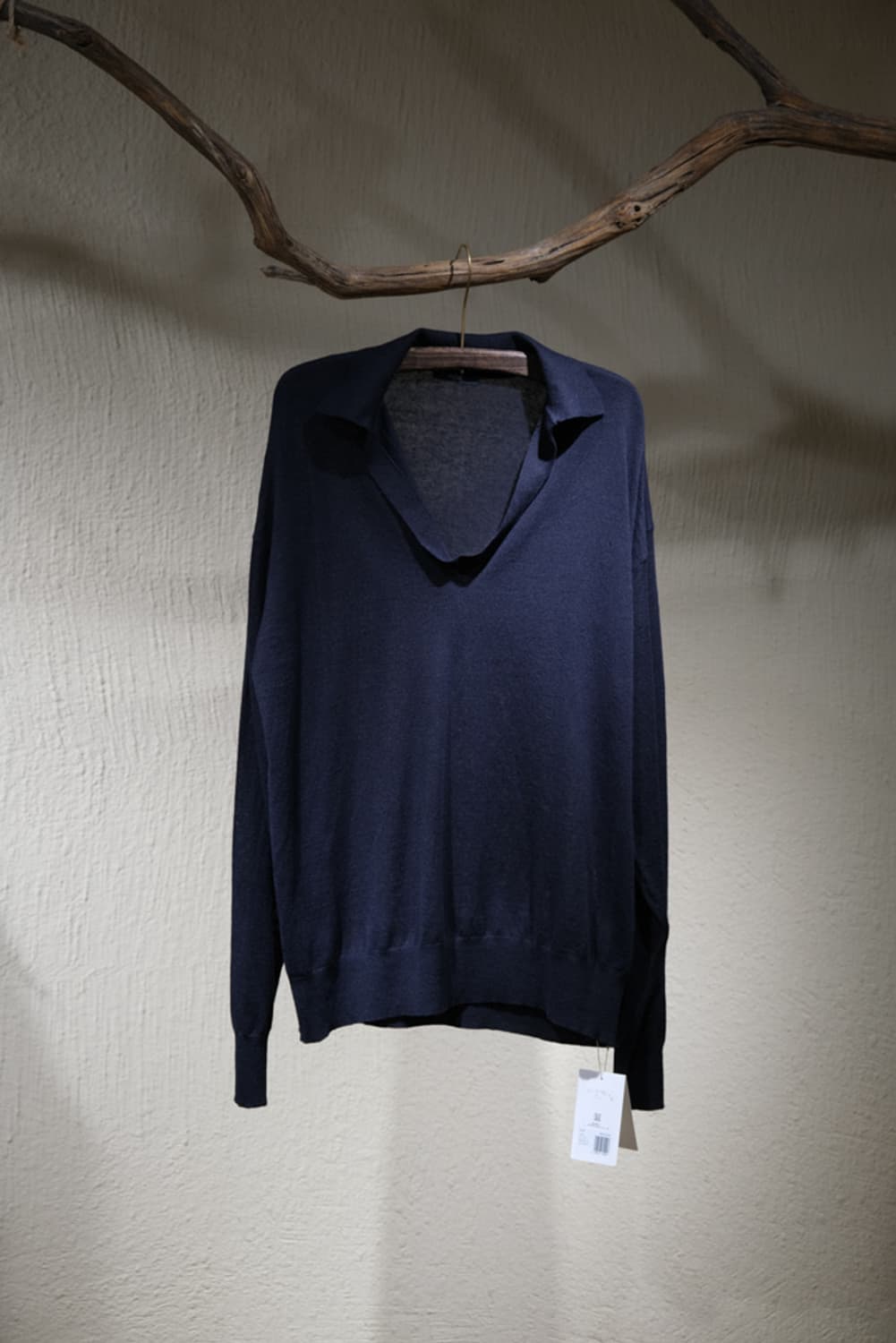 일레브 Yleve 25ss 린넨 코튼 스키퍼 navy 상품이미지4