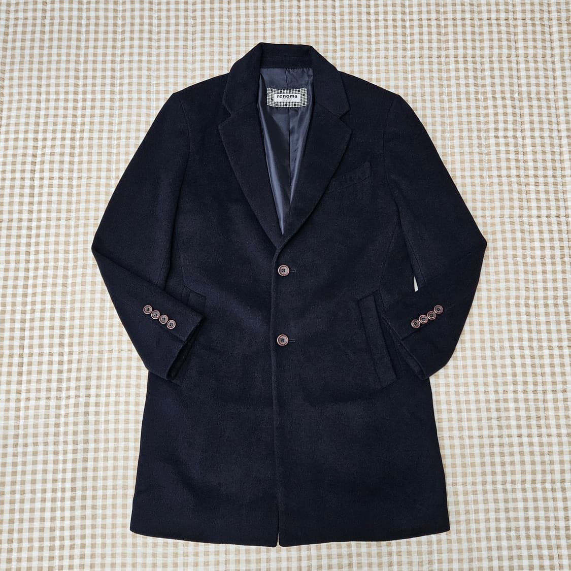 레노마 울 캐시미어 코트 자켓 남자100 상품이미지1
