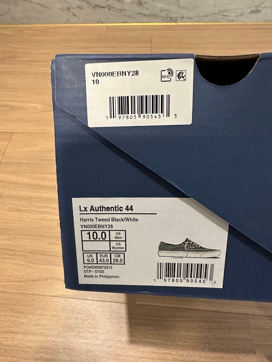 280 반스 해리스 트위드 프리미엄 어센틱 블랙 화이트 상품이미지9