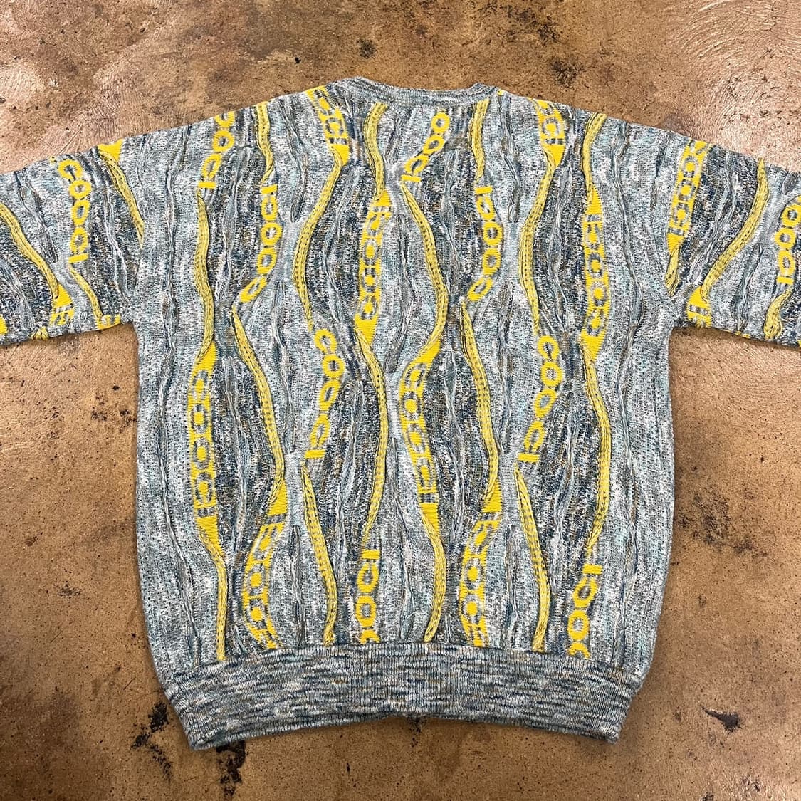 [정품] knitpia 니트 가디건 패턴 빈티지 b15 상품이미지4