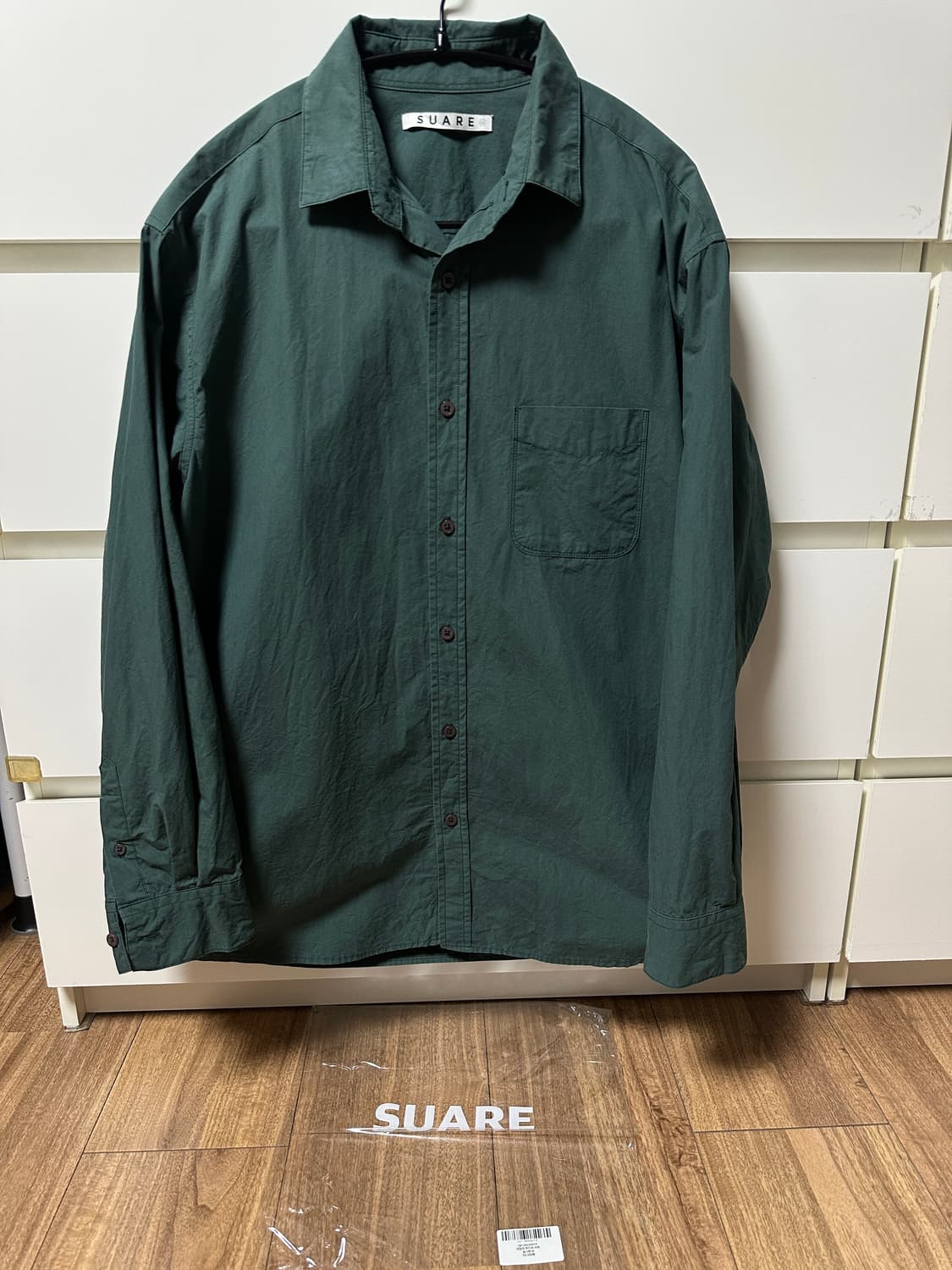 [M] 수아레 데일리 바이오 셔츠 딥그린 상품이미지2