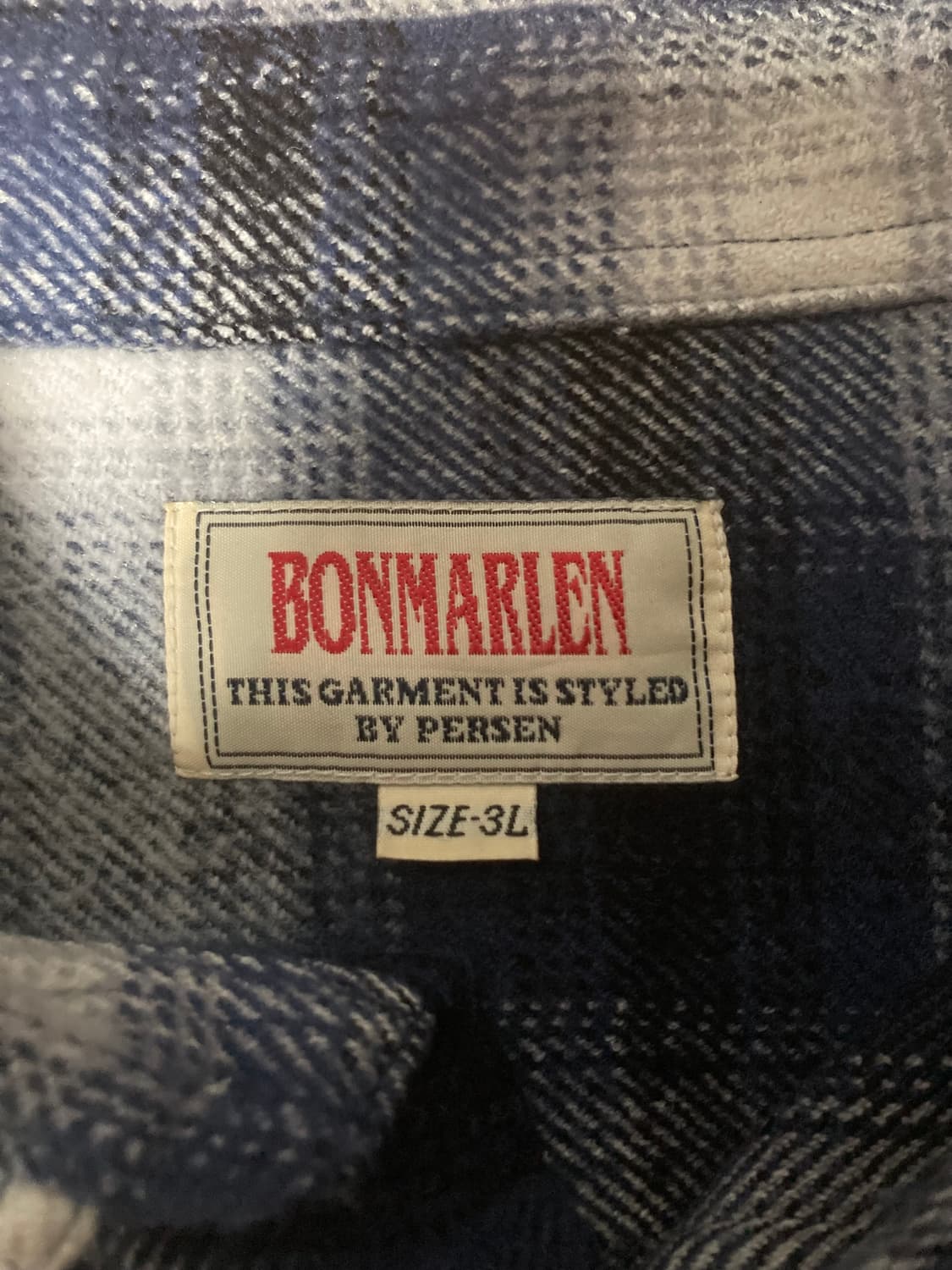 BONMARLEN 빈티지 플란넬 체크셔츠 상품이미지6