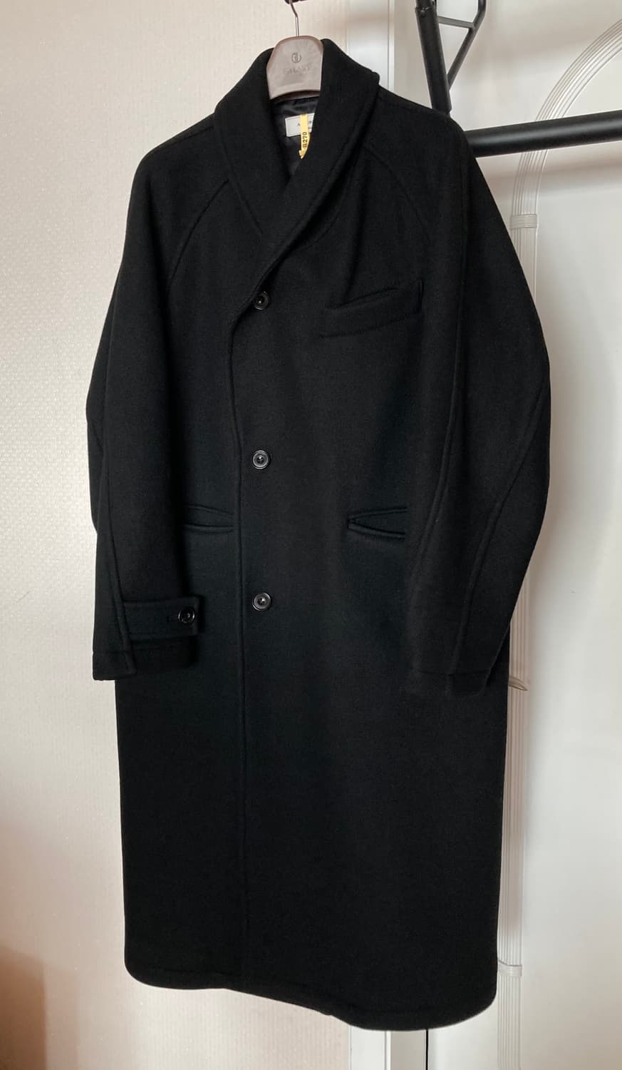 애프터프레이 숄카라 코트 블랙 M (르메르 티베탄 느낌) 상품이미지4