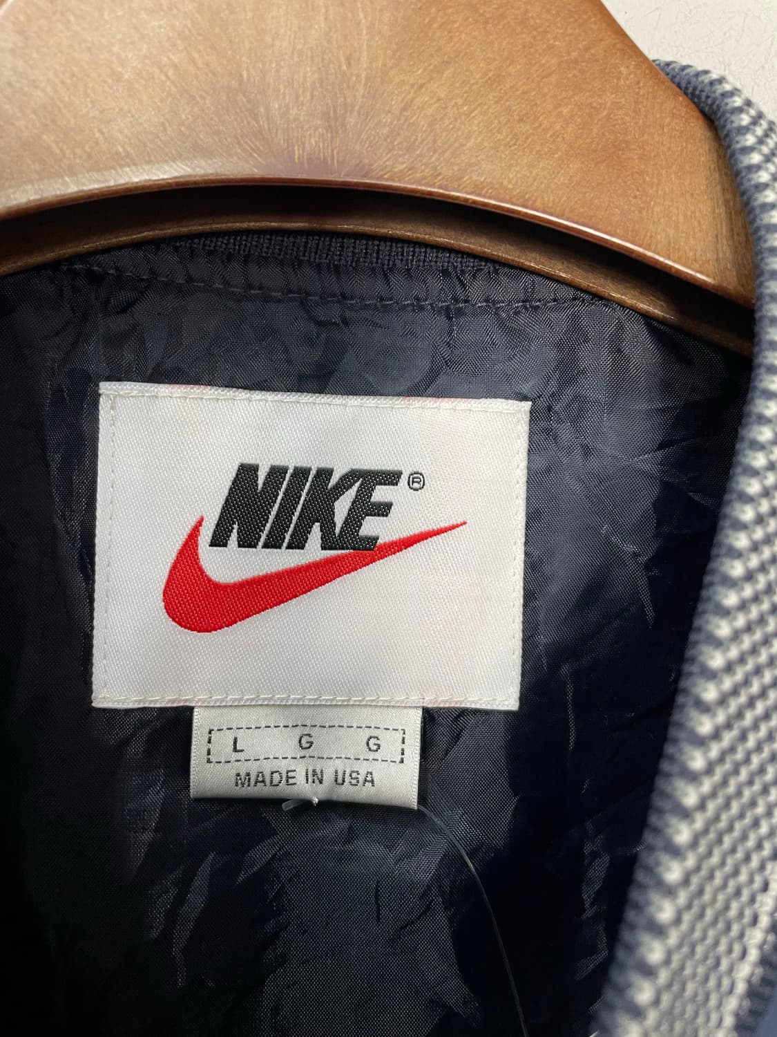 나이키 올드스쿨 네이비 브이넥 웜업 H961 상품이미지5