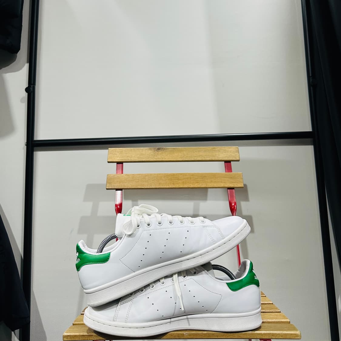 285) 아디다스 운동화 남성 남자 신발 스탠스미스 화이트 그린 상품이미지7