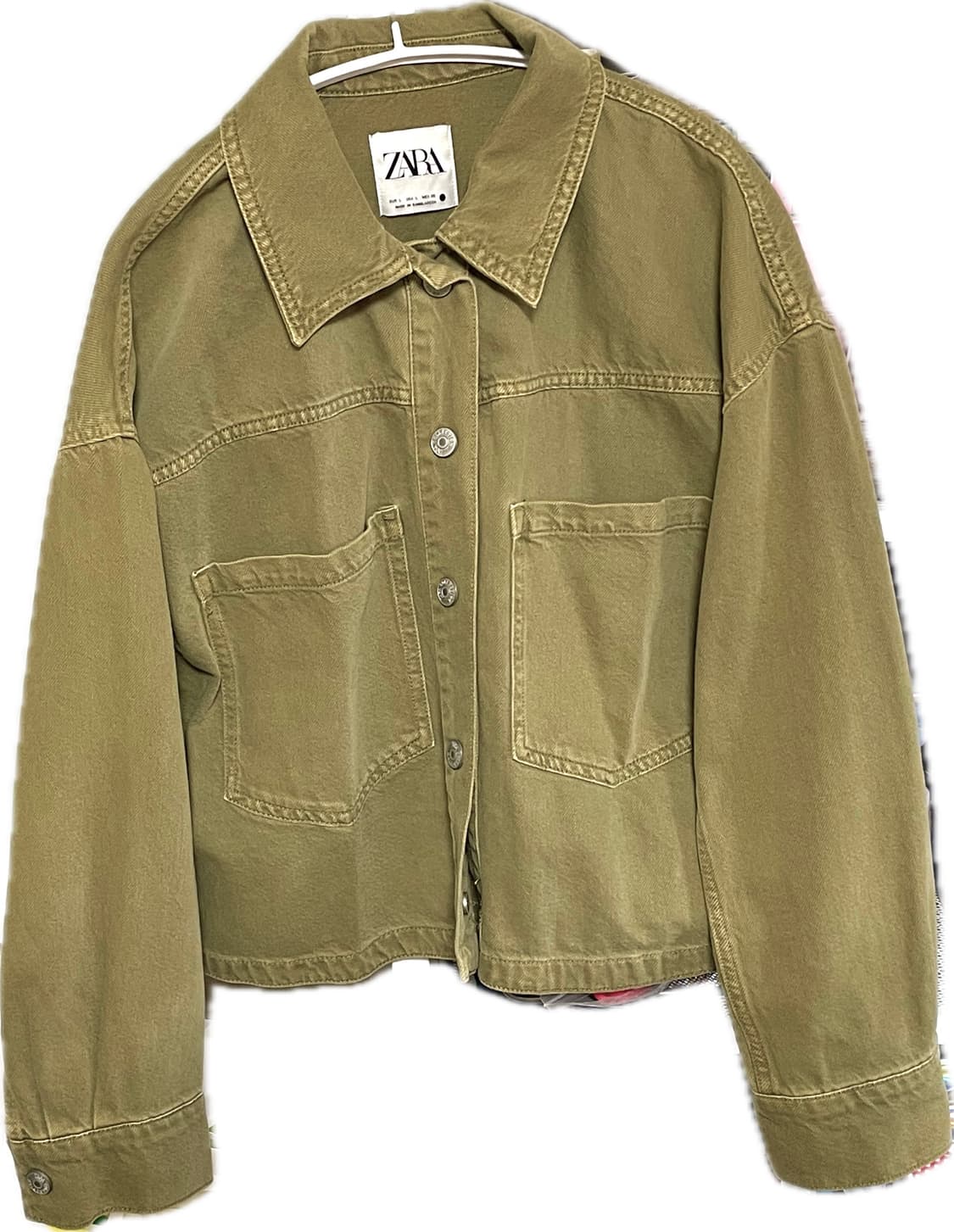 자라 다크올리브 데님 자켓 상품이미지1