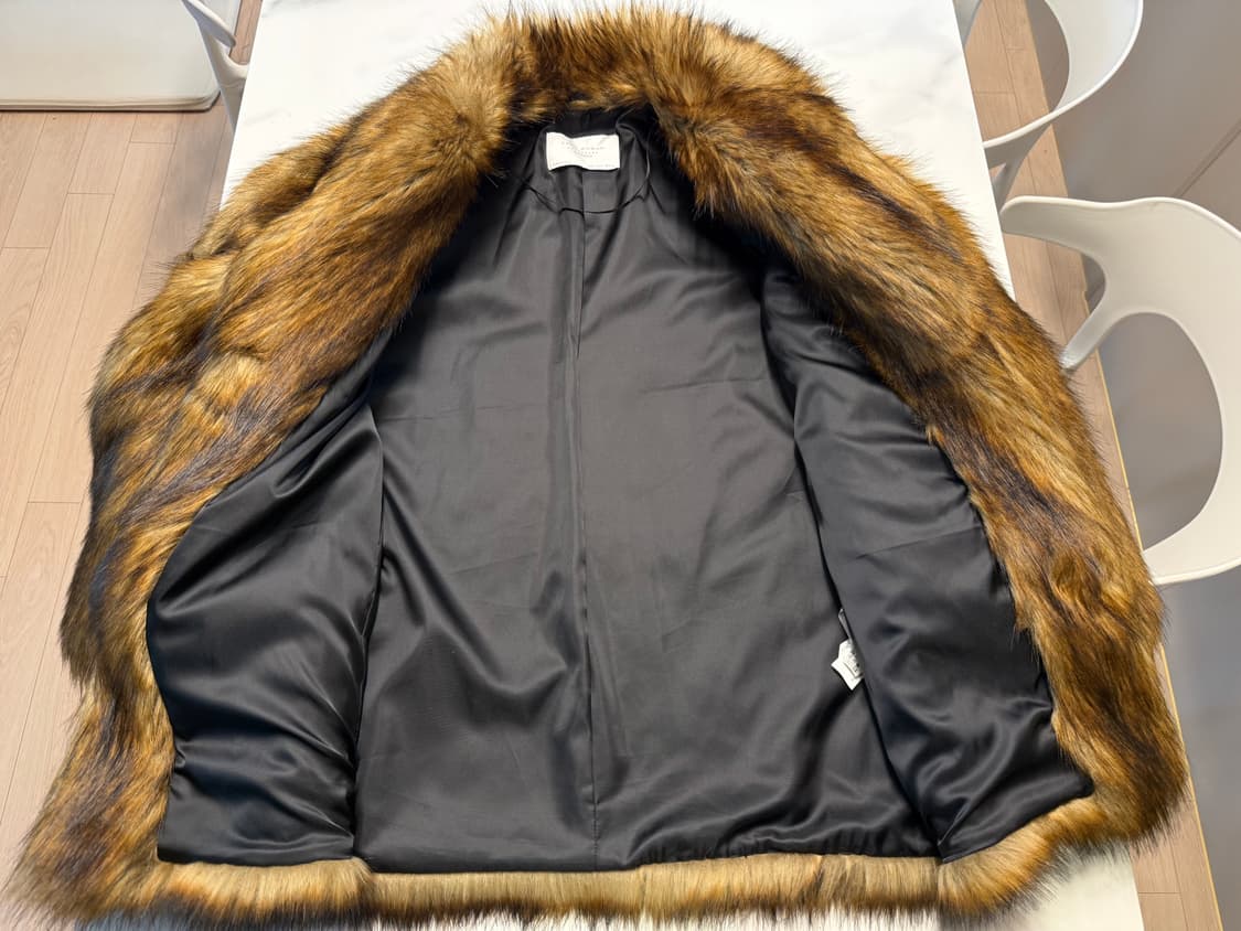 자라 밍크퍼 코트 L 정품 상품이미지8