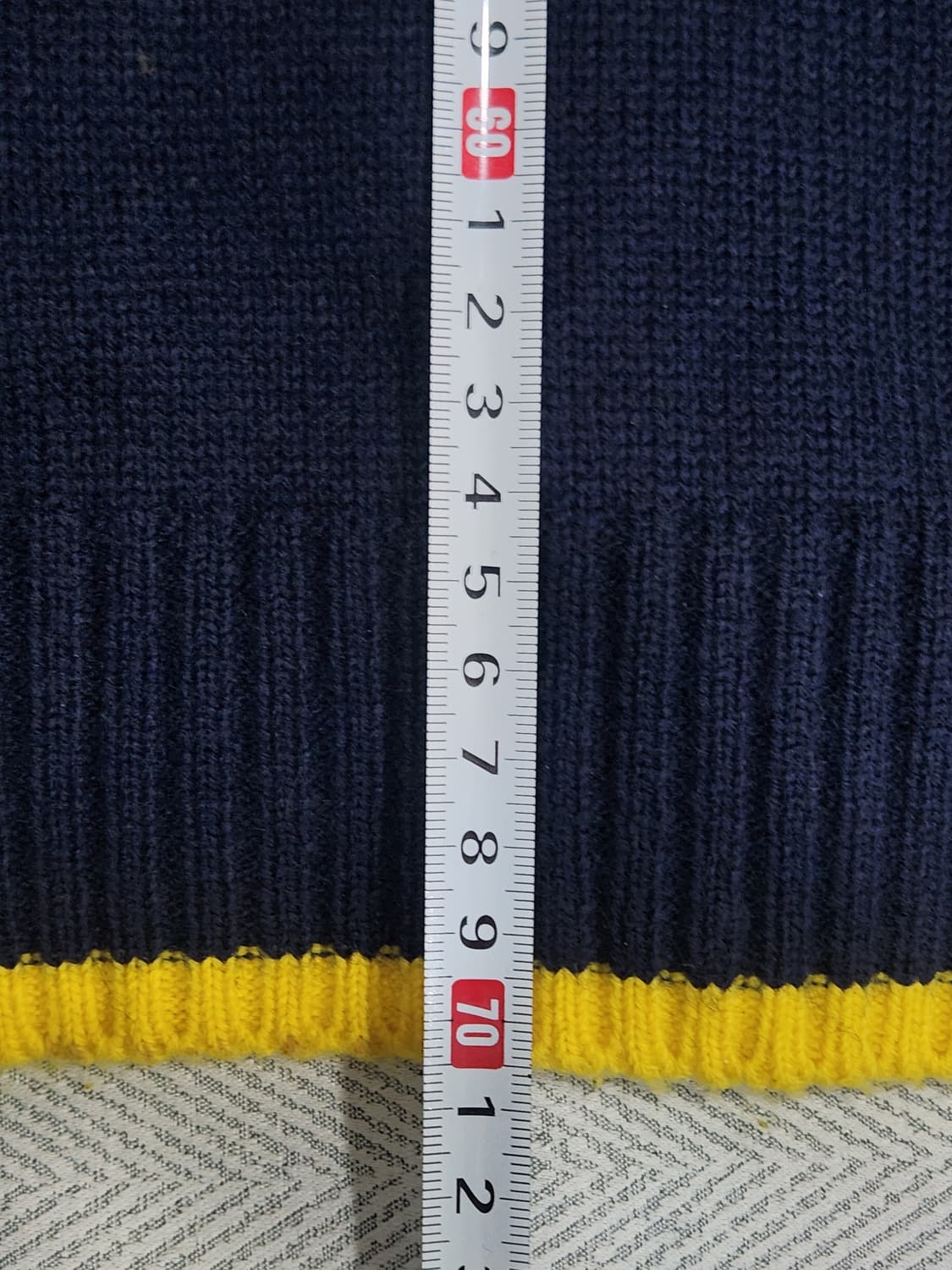 [M] 널디 NERDY 빅로고 오버핏 니트 남성 M 상품이미지8