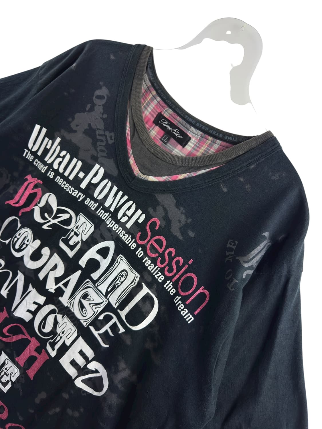 JPN Y2K 레이어링 프린팅 슬리브1289 상품이미지3