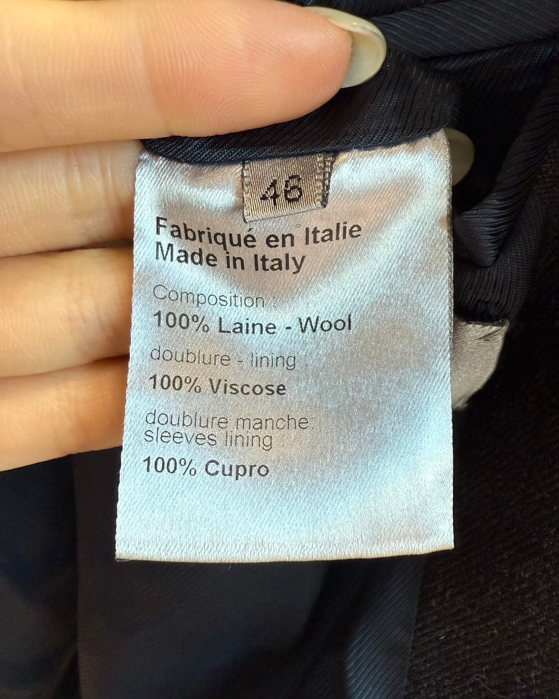 디올 옴므 차콜 지퍼 블레이저 자켓 상품이미지9