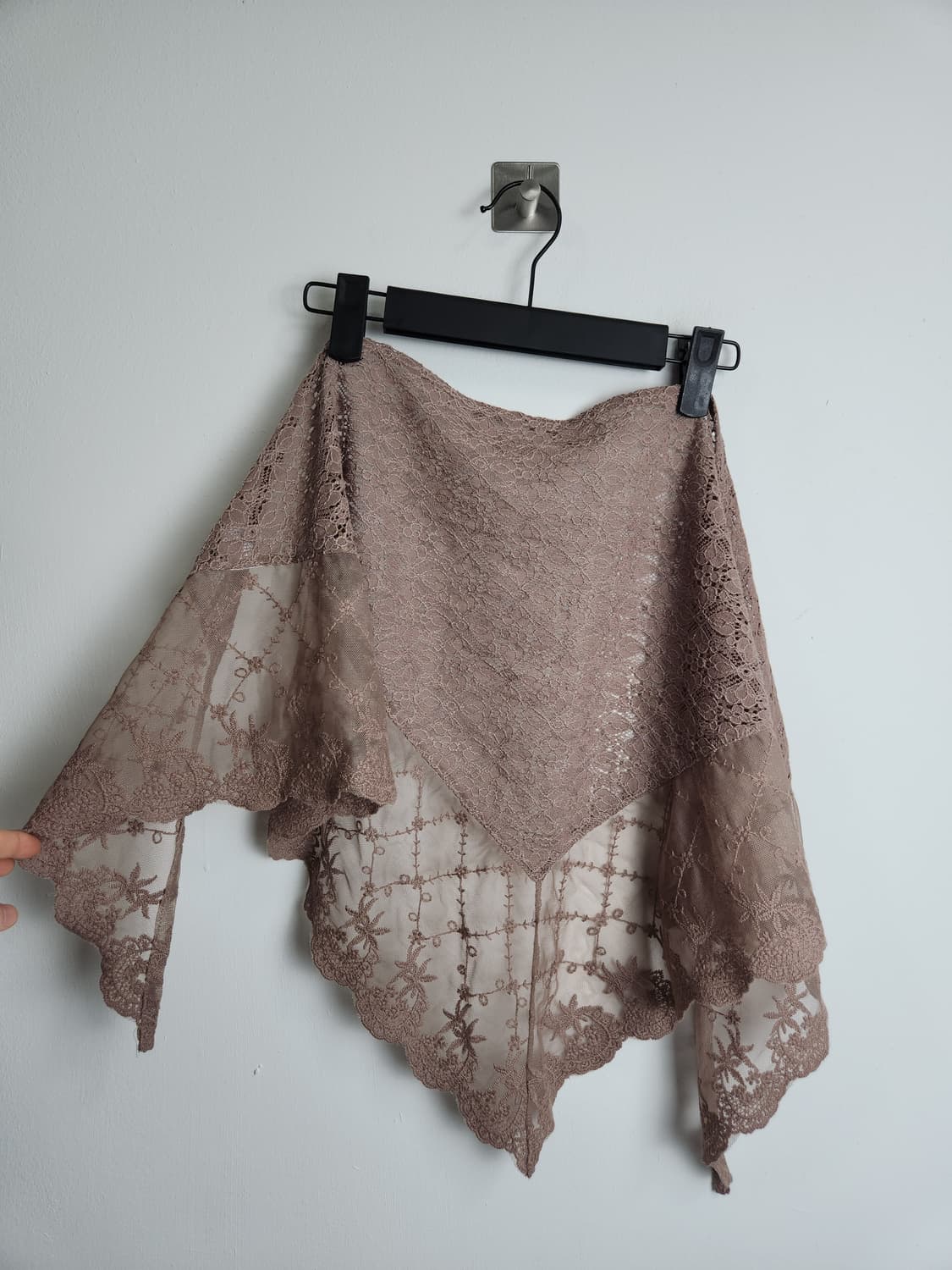 자수 레이스 스카프 상품이미지6