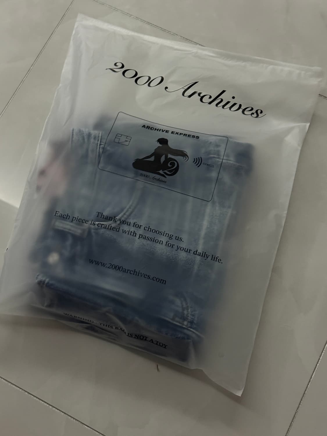 2000 Archives SNYDER 와이드 데님 상품이미지2