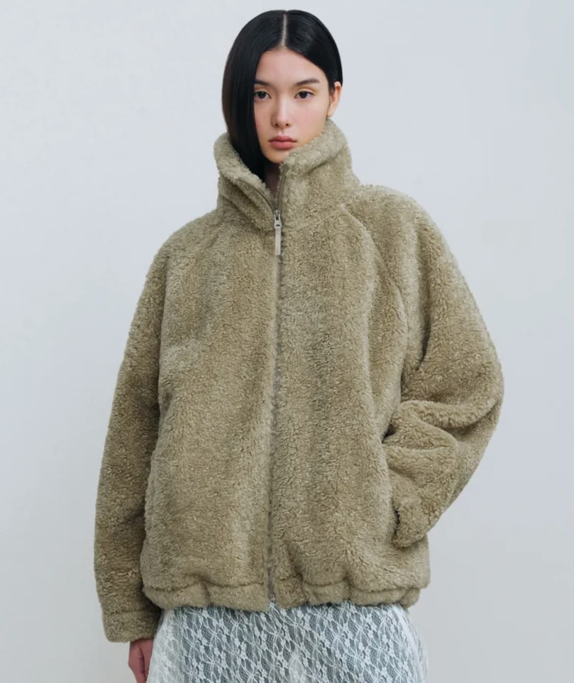 무신사스탠다드 우먼즈 양털무스탕 상품이미지1