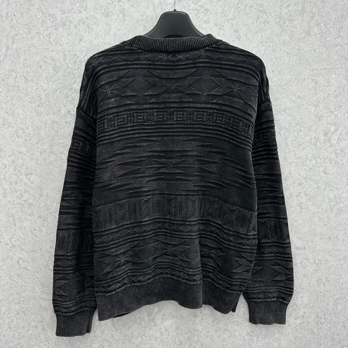 105 펜필드 남자 스톤 워시드 루즈핏 니트 가디건 상품이미지2