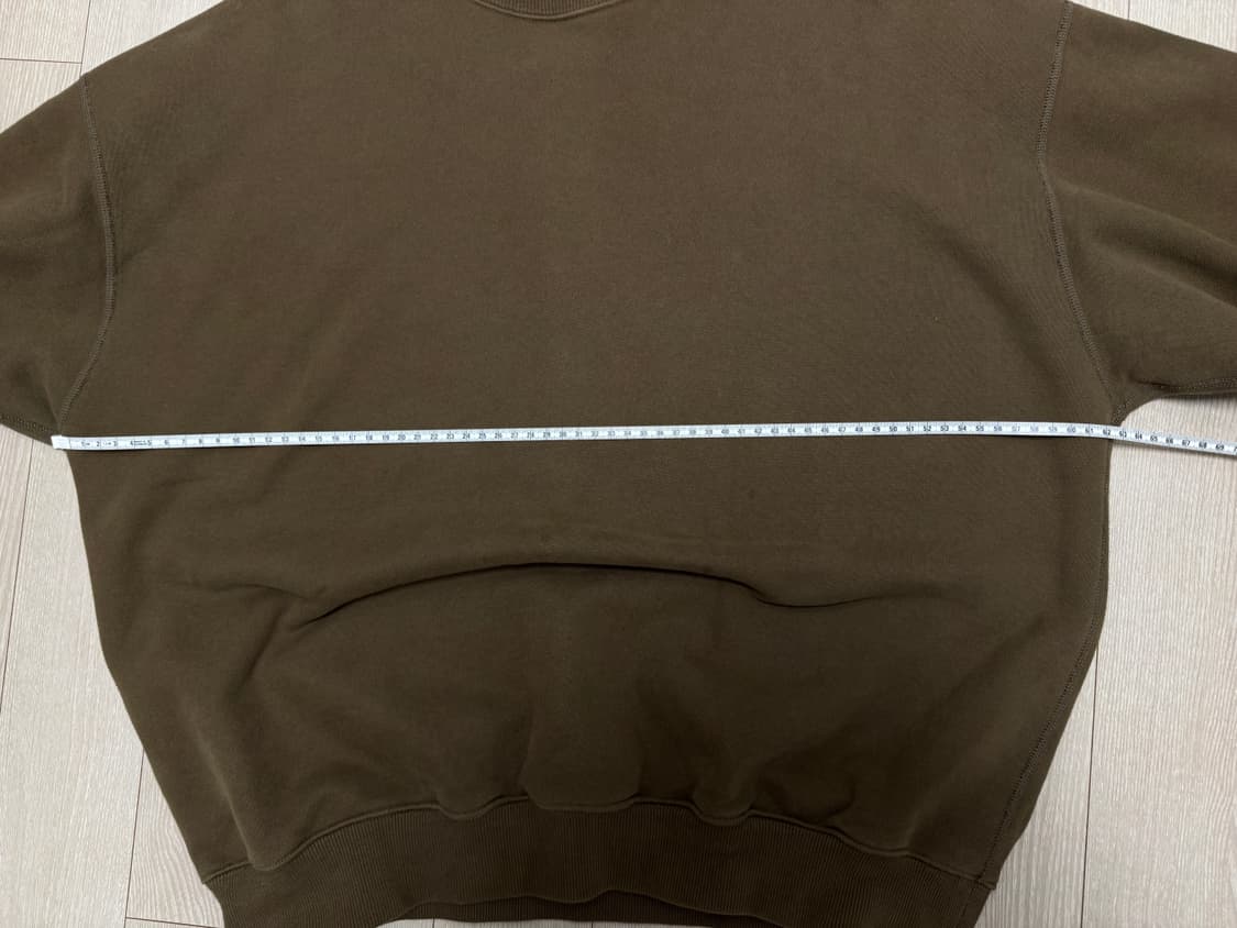 카키스 스탁 크루넥 스웻셔츠 올리브 상품이미지5