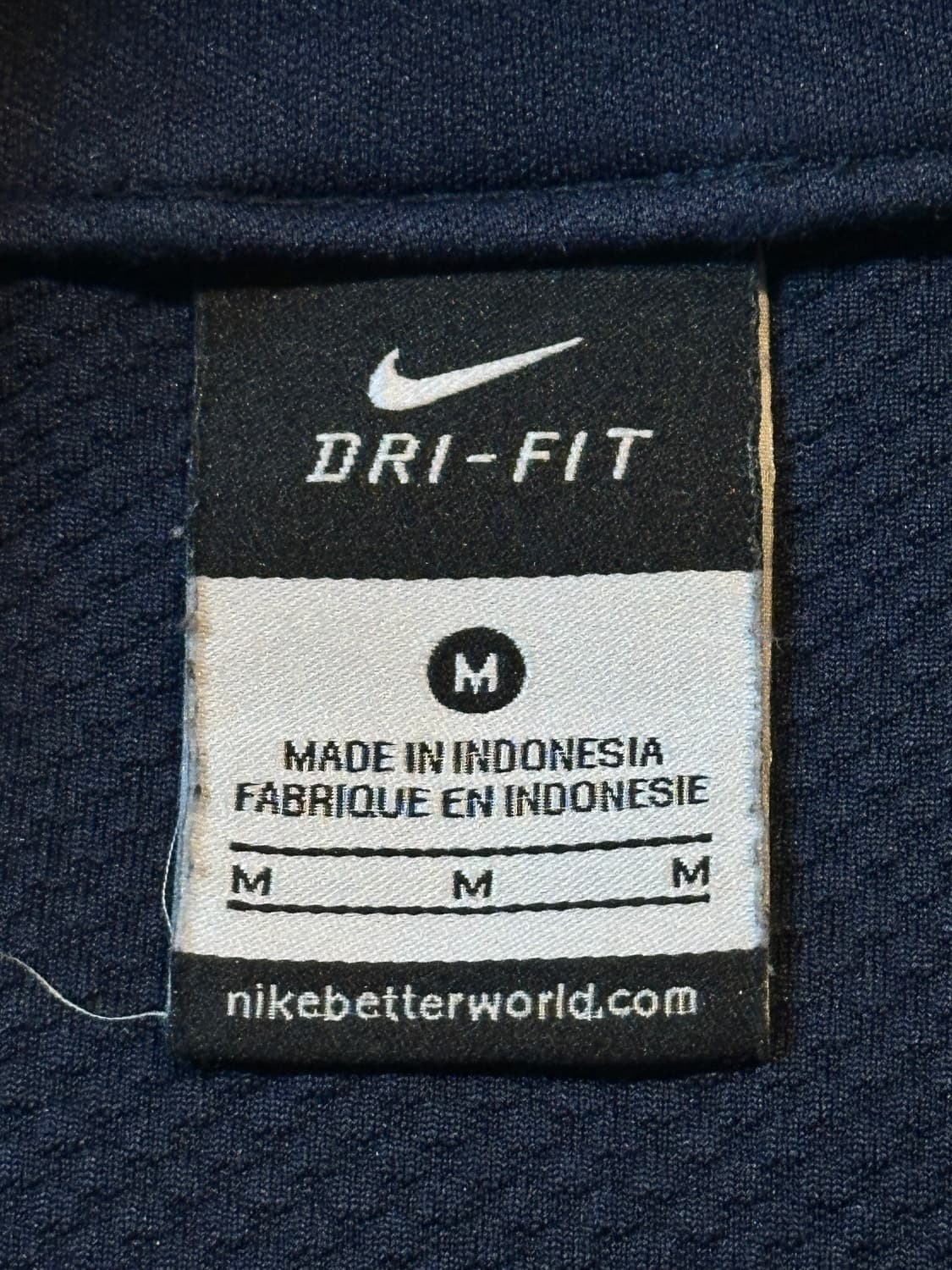 나이키 대한민국 국대 16-18 드릴탑 반집업 긴팔 네이비 상품이미지5