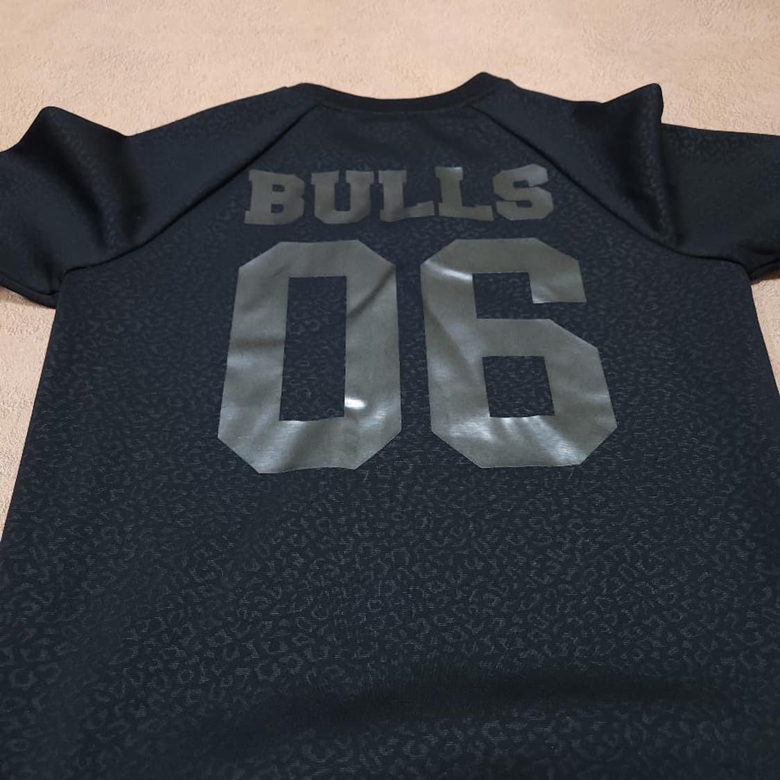 NBA 시카고 불스 가죽 배색 맨투맨 상품이미지2