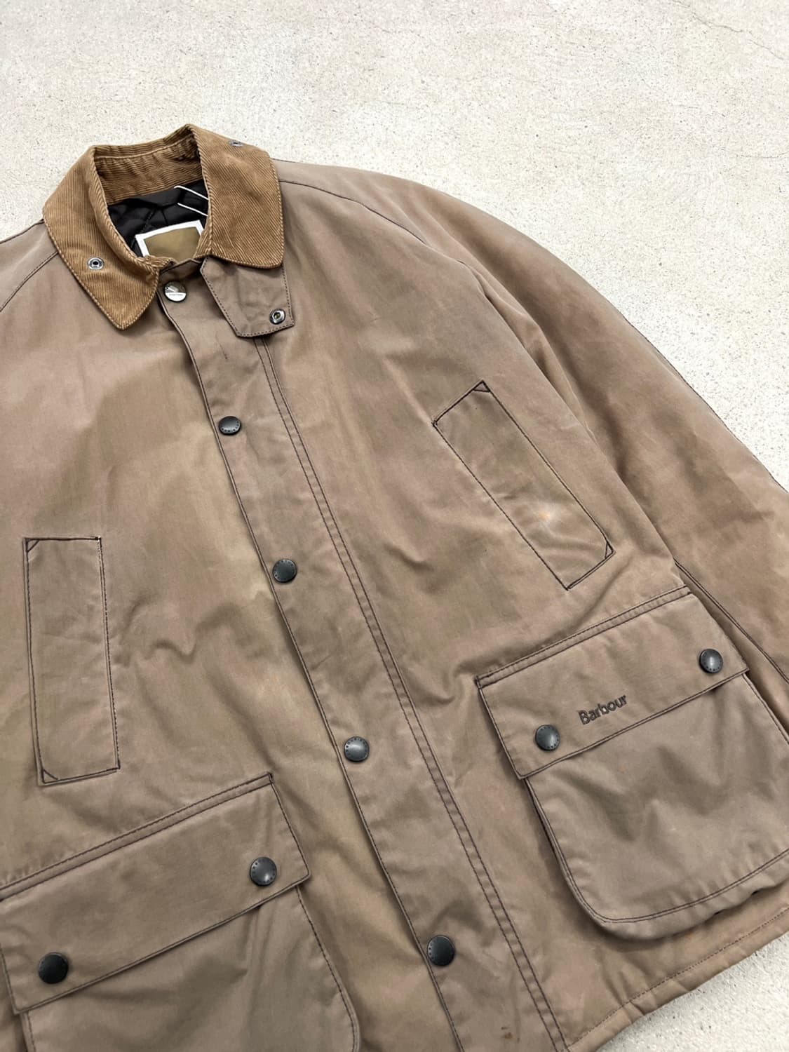 바버 X 팬톤 14SS ASHTONE 왁스 자켓 상품이미지5