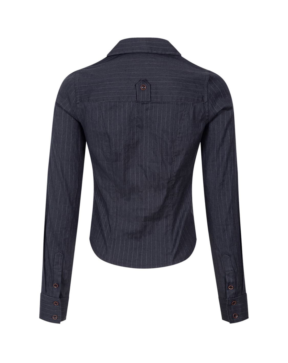 플리즈노팔로우 kayla shirring shirt top 인디고S 상품이미지5