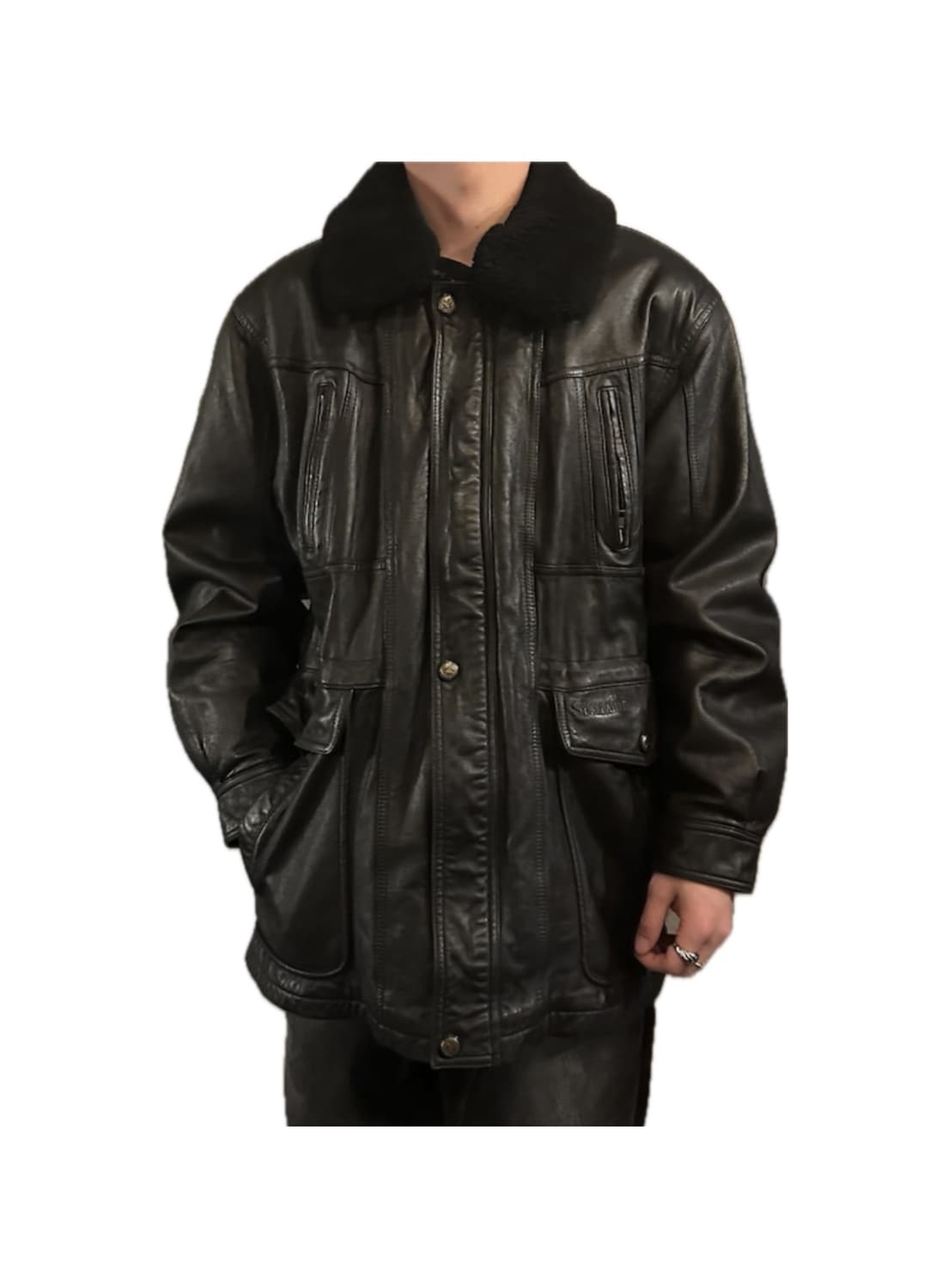 리얼레더 양가죽 자켓 XL 상품이미지1