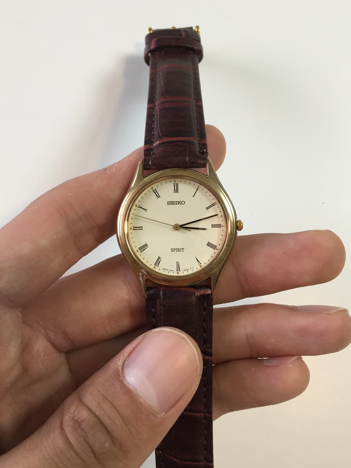 90s seiko spirit roman index gold 상품이미지3