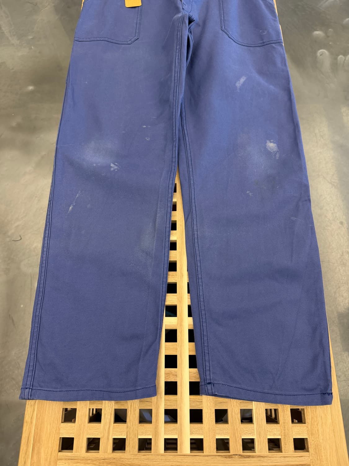 WASHED VINTAGE NAVY FRENCH WORK 프렌치워크팬츠 상품이미지4