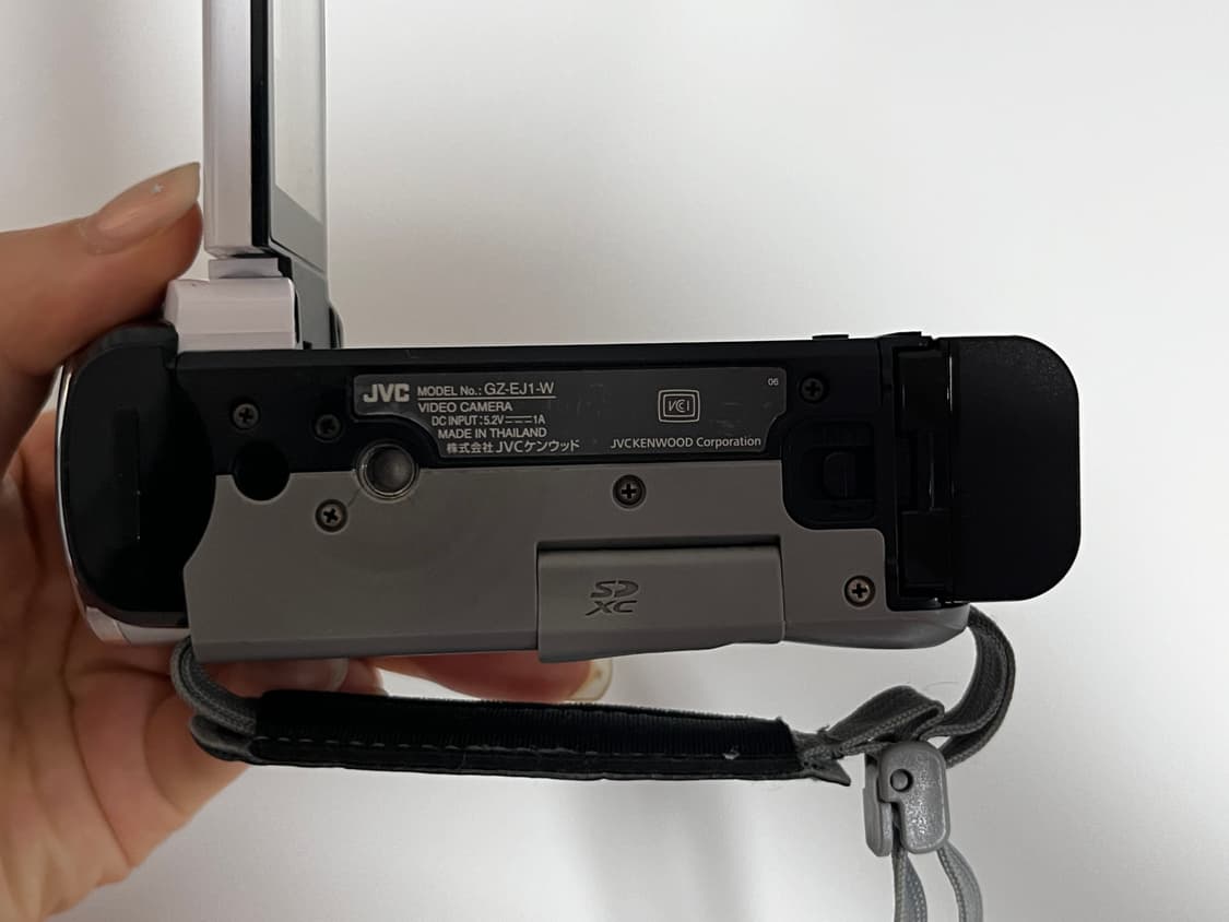 할인가 / jvc gz ej1 빈티지 캠코더 화이트w 상품이미지7