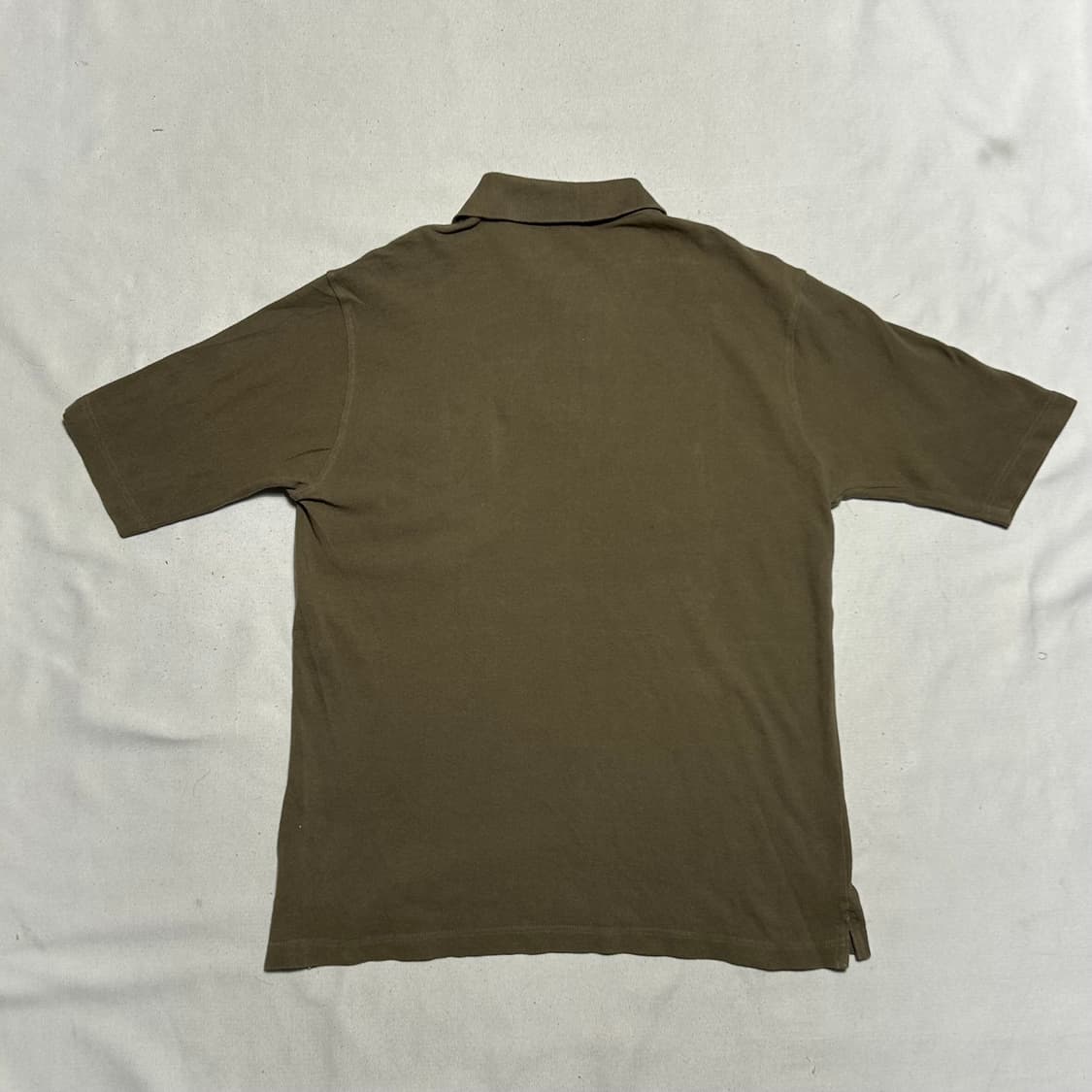 S 버버리 카키 카라 반팔티 상품이미지3