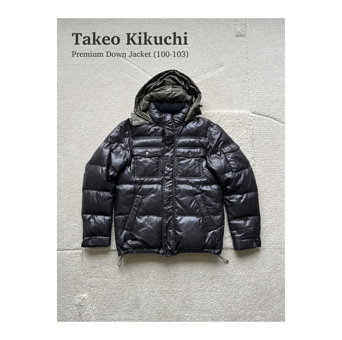 타케오 키쿠치 프리미엄 다운 자켓 (100-103) 상품이미지1