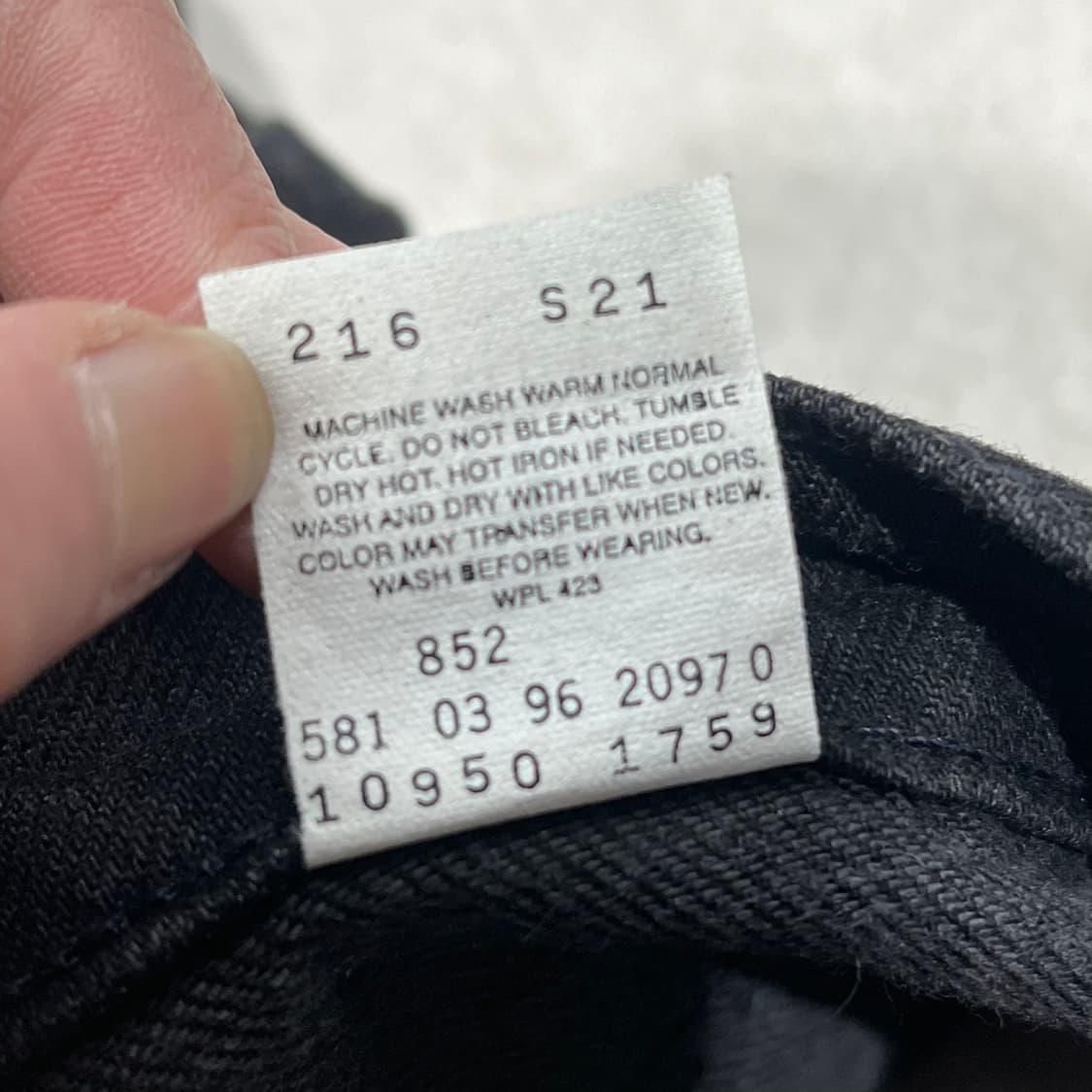 usa 리바이스 10950 블랙팬츠 s10111 상품이미지8