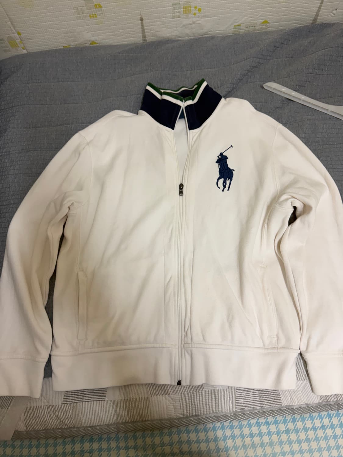 폴로 랄프로렌 빅포니 화이트 집업 상품이미지2