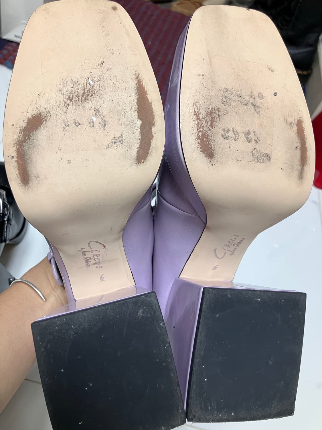 로리타 갸루 Circus NY 라벤더 통굽 메리제인 슈즈 235 상품이미지3