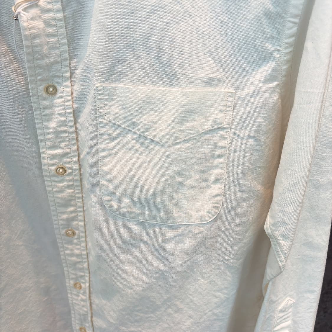 (정품/새상품) CIOTA 시오타 남성 오프화이트 옥스포드 B.D 셔츠 상품이미지2