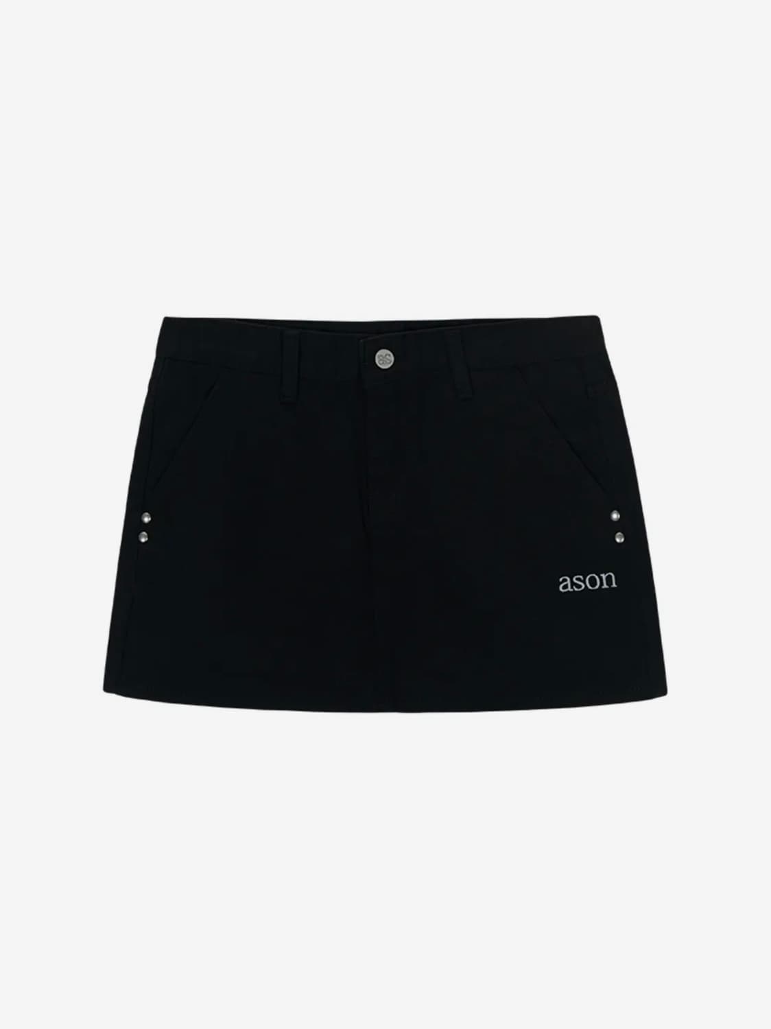 애즈온 POG SKIRT / BLACK 상품이미지3