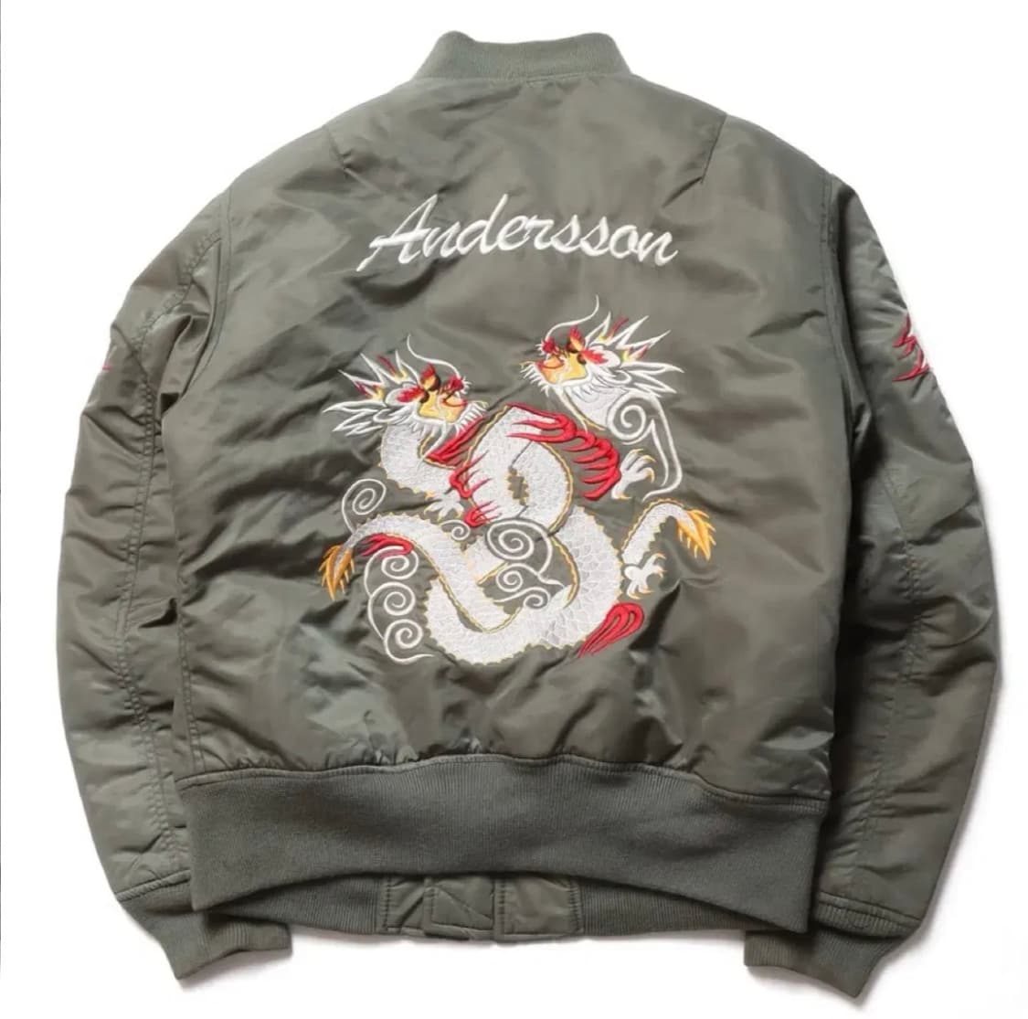 쇼트 엔더슨벨 ma-1 카키 m 상품이미지3