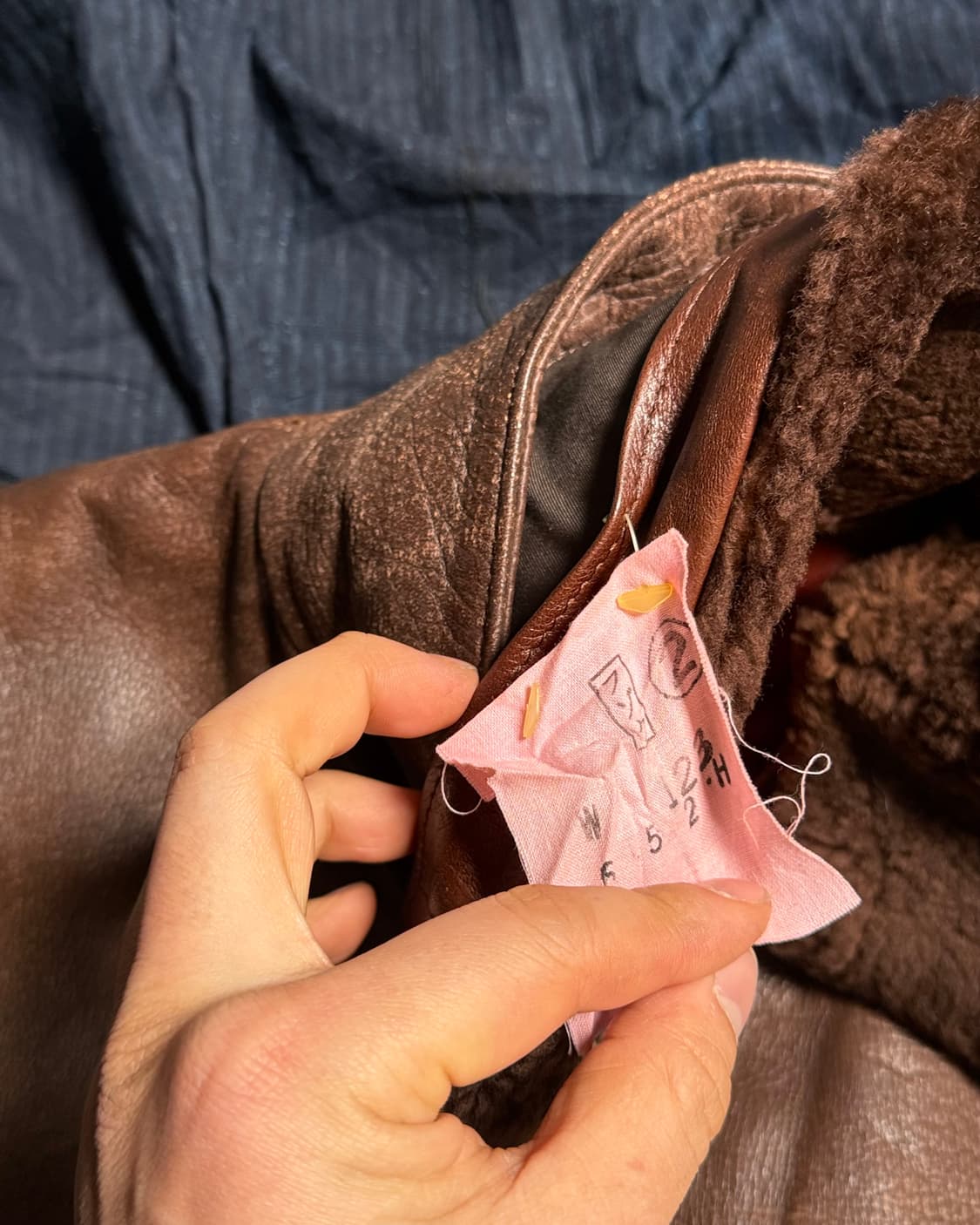 80‘s 로얄 레더 코트 by 코토누키 G-1 플라이트 자켓 L 상품이미지6