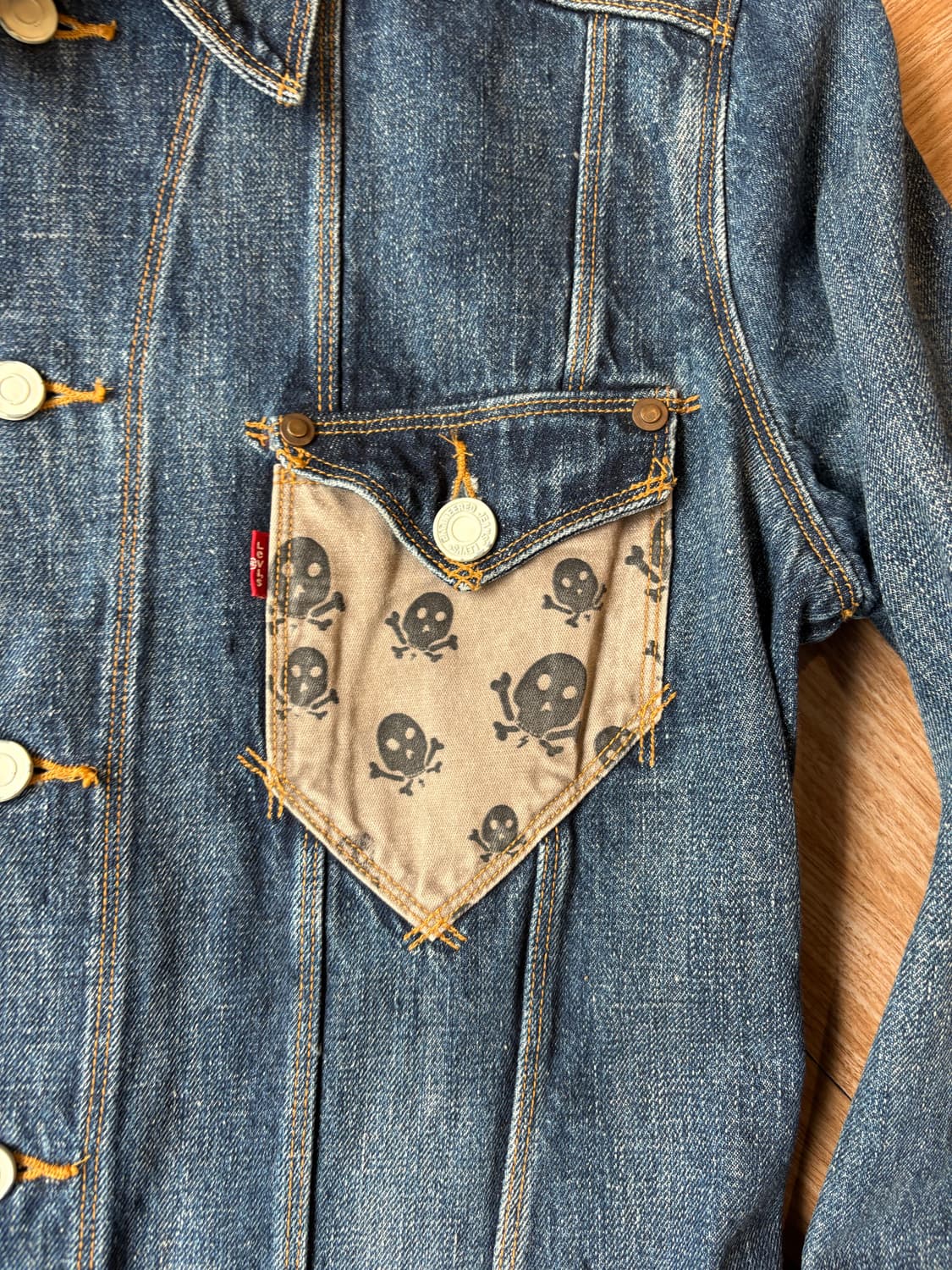 Levis  bone Denim Jaket 상품이미지3