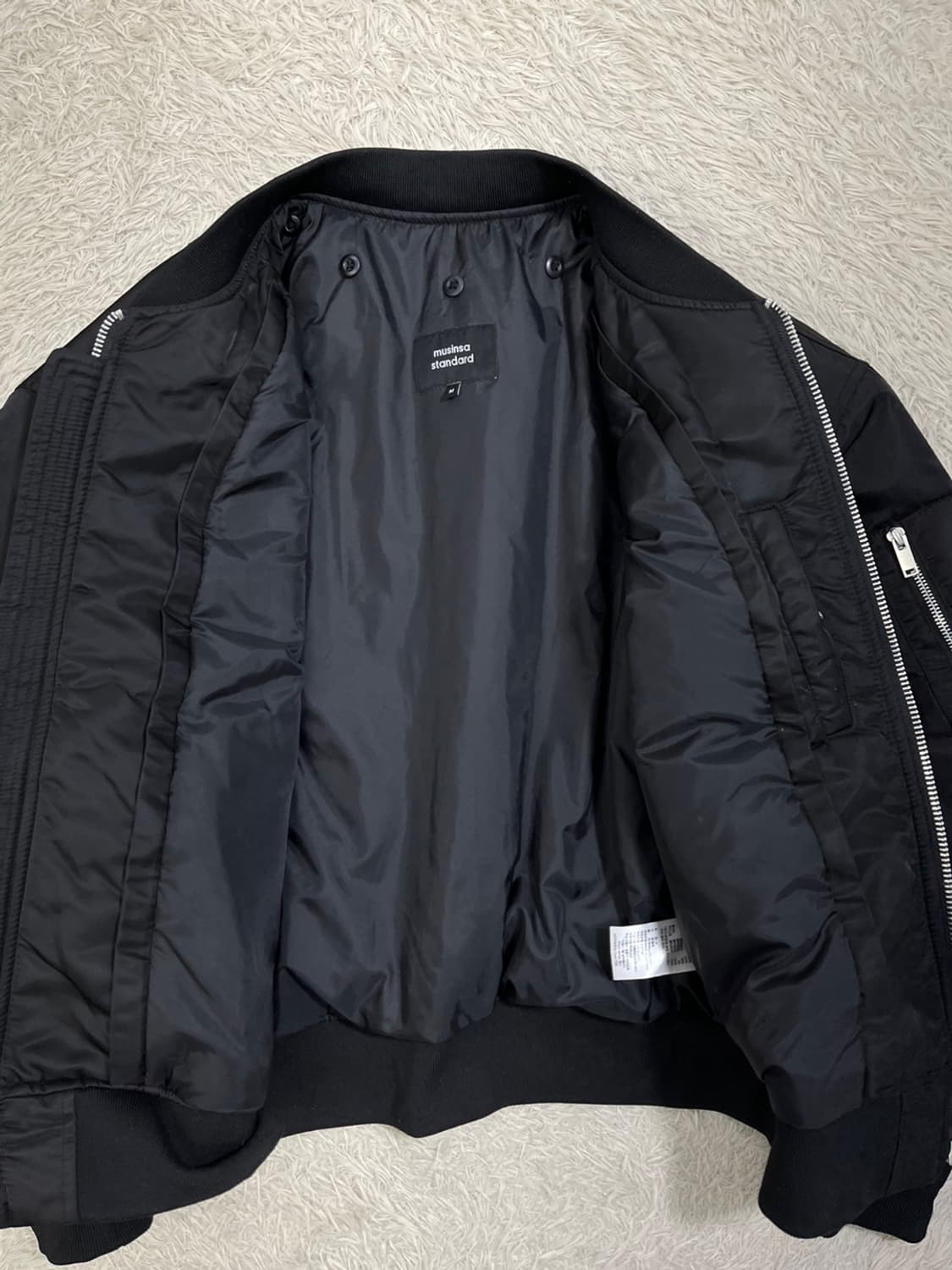 무신사 스탠다드 MA-1 항공 점퍼/무탠다드/#2645 상품이미지4