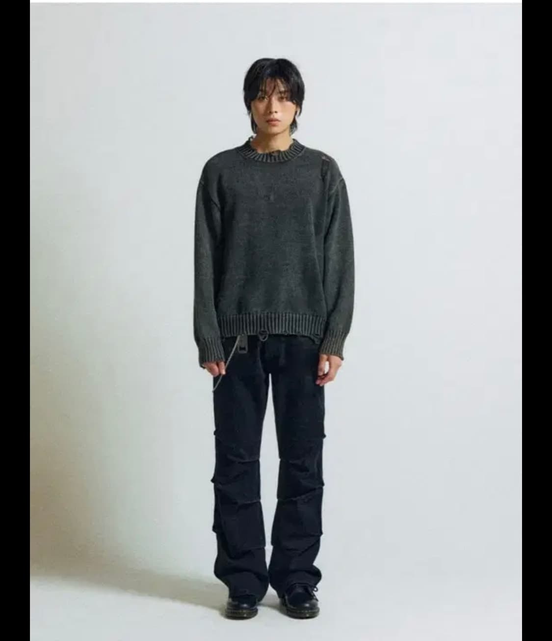 슬로우애시드 ALTERNATE TUCK FLARE DENIM PANTS 상품이미지3