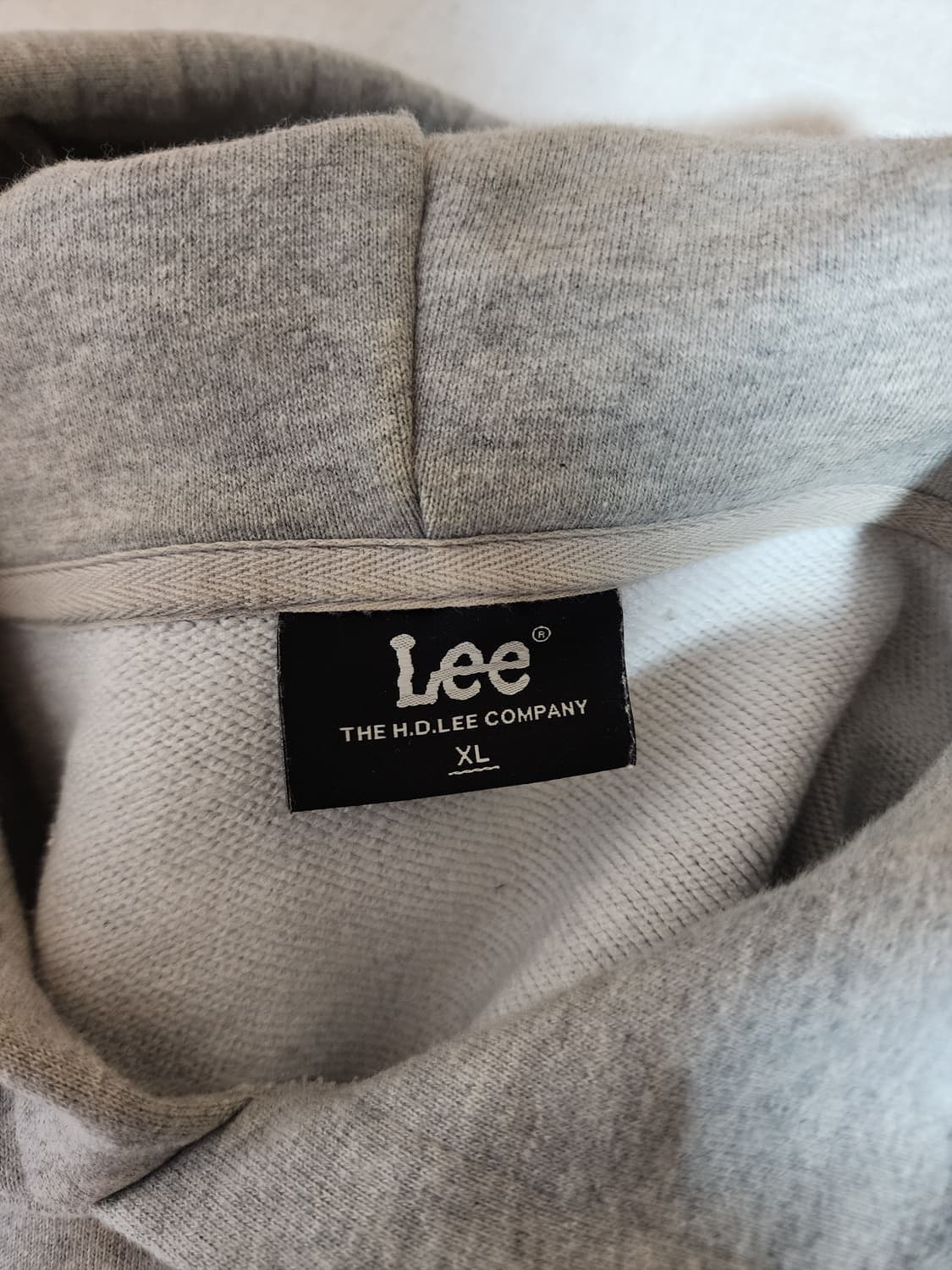 Lee 빅 로고 회색 후드티 XL 상품이미지4