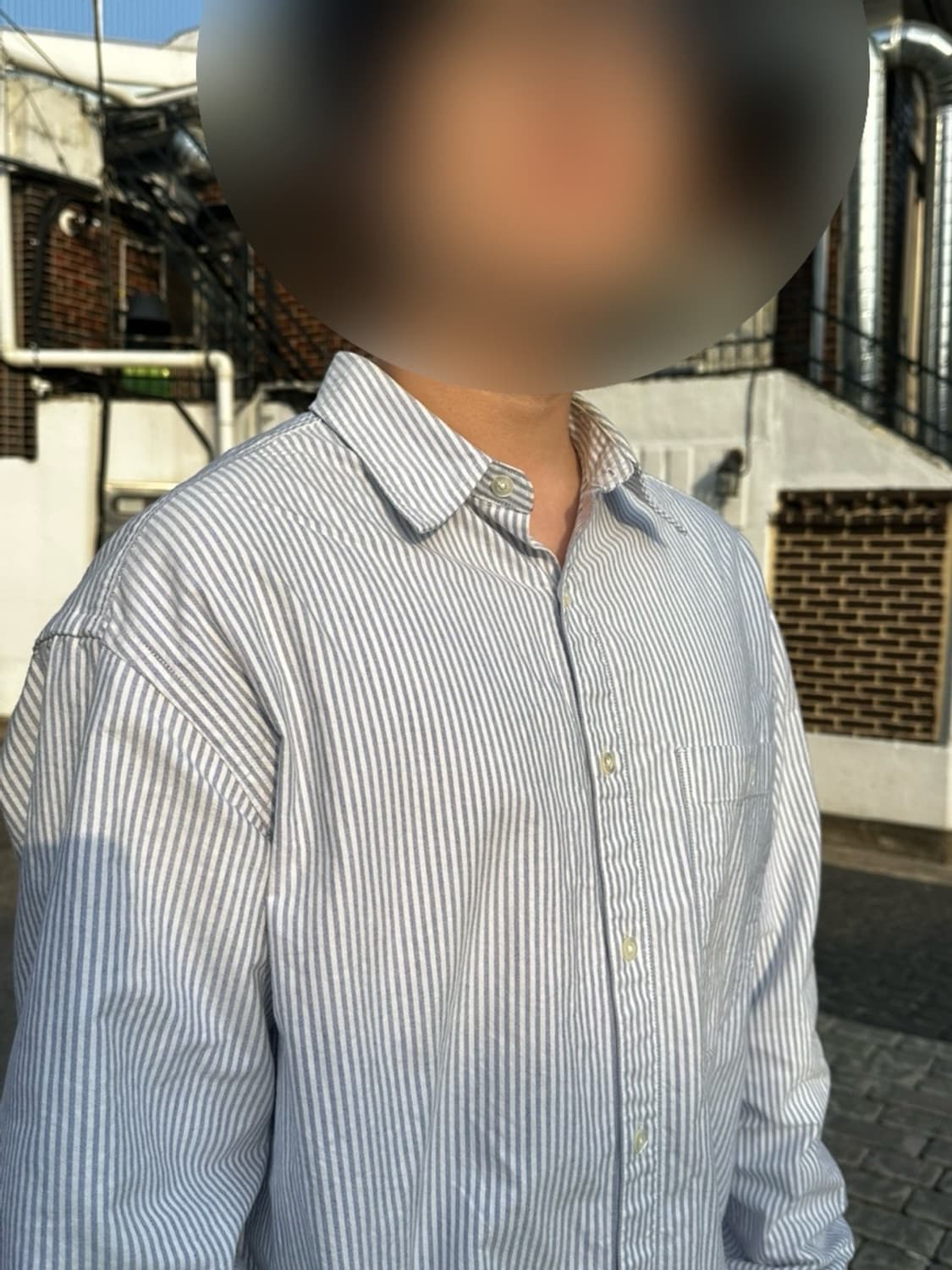홀리선 Jane Oxford Stripe Shirt 상품이미지6