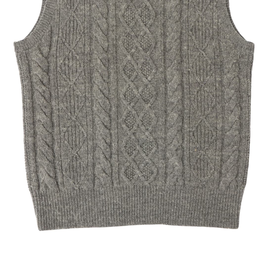 폴로 랄프로렌 그레이 울 피셔 케이블 니트 베스트 상품이미지7