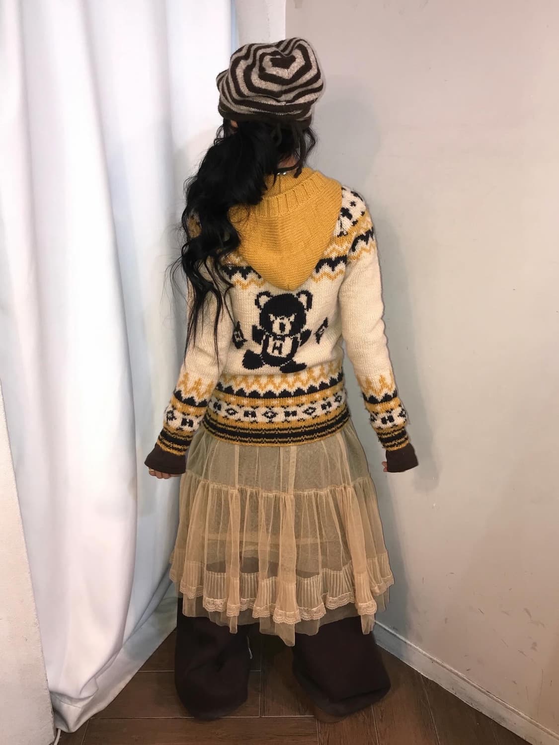 Hysteric Glamour Fxxk Bear Cowichan 상품이미지3