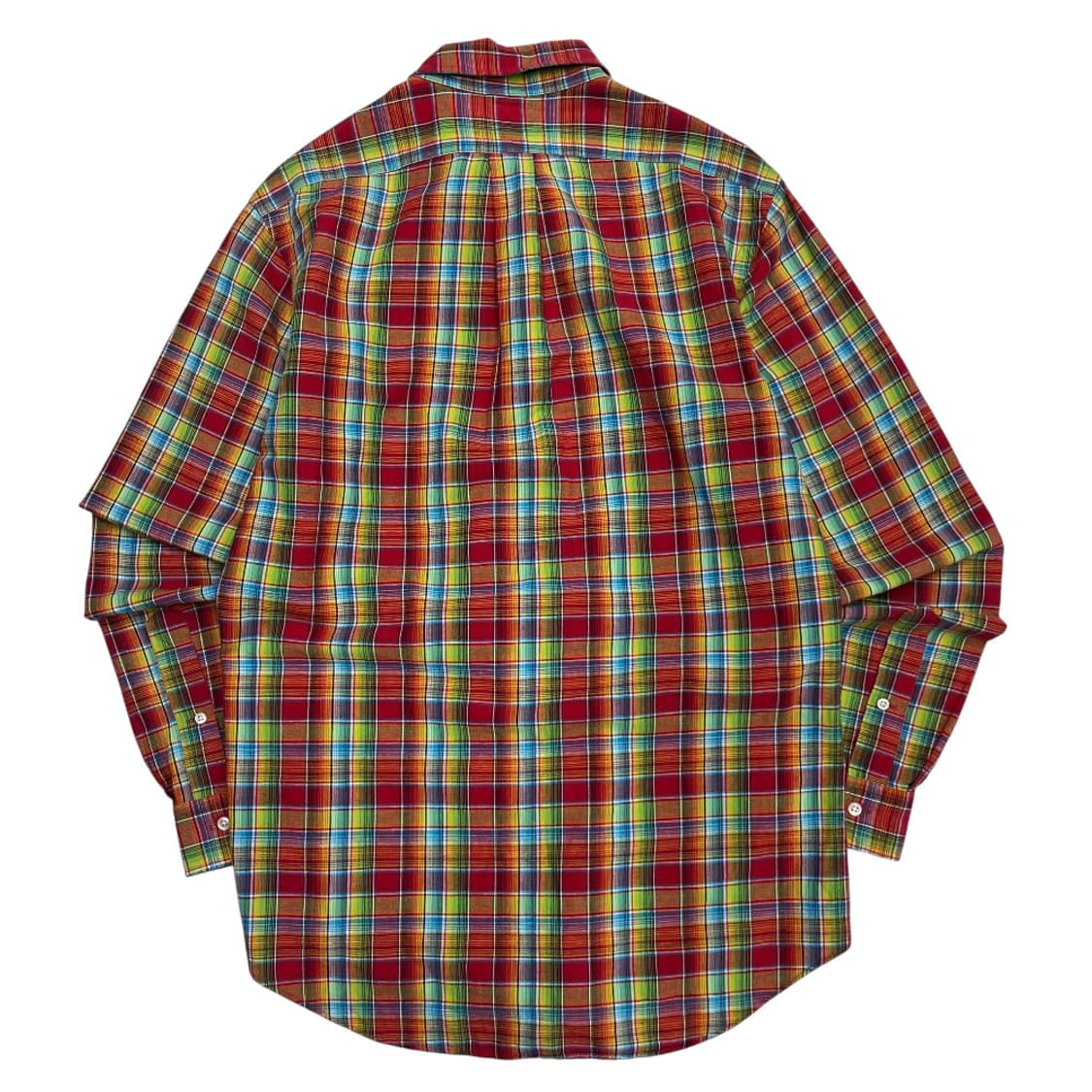 폴로 랄프로렌 네이비포니 비비드 체크 셔츠 M 상품이미지3