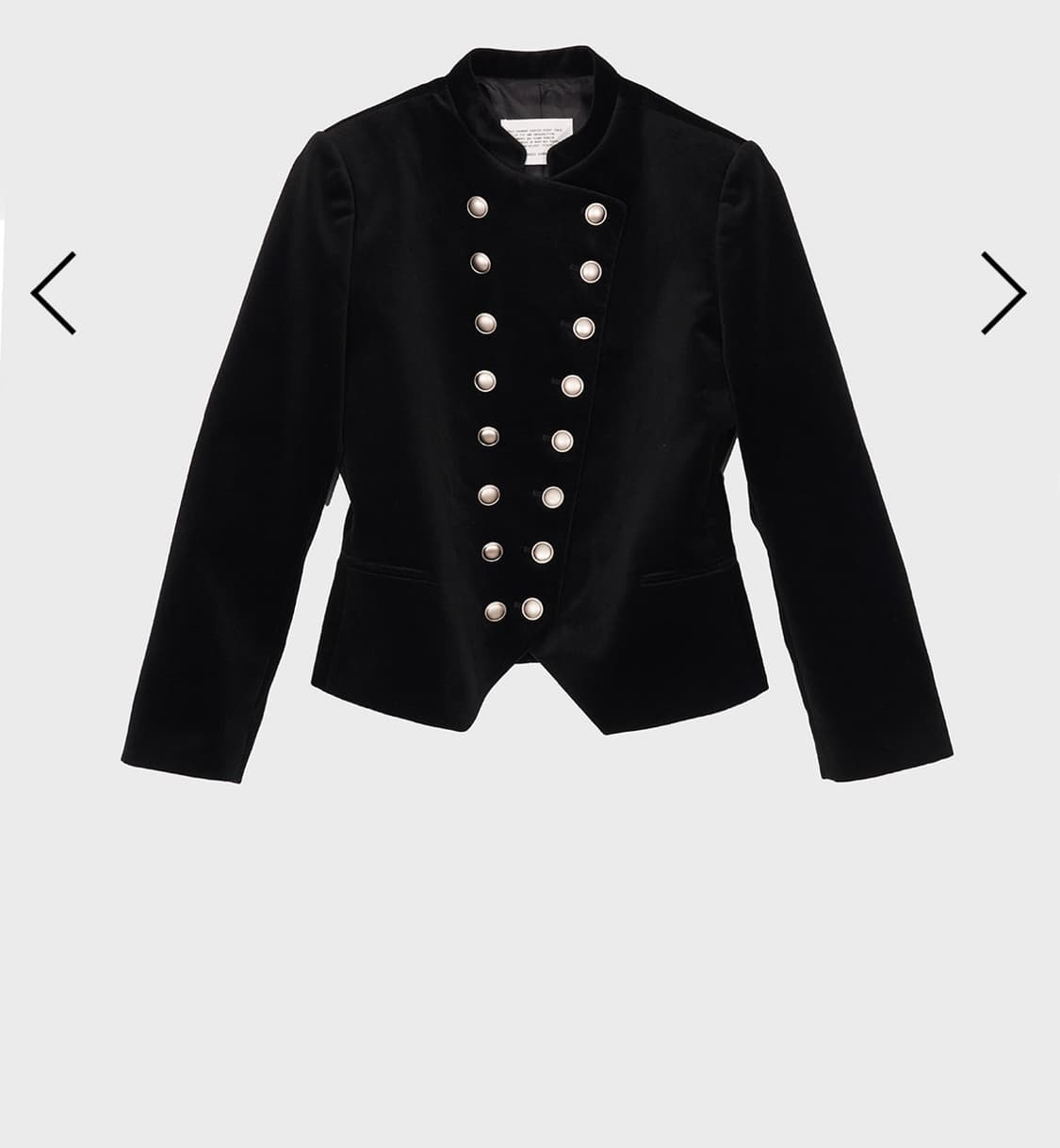 데어드 벨벳 자켓 dared VELVET OFFICER JACKET 상품이미지6