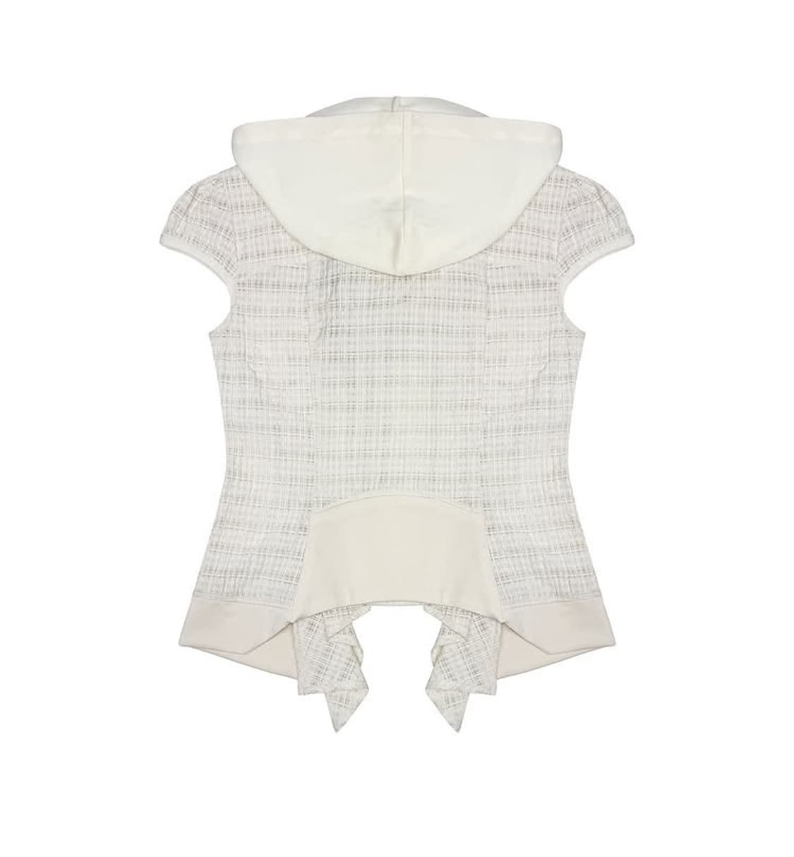 Differentis hooded zip shirt cream 상품이미지2