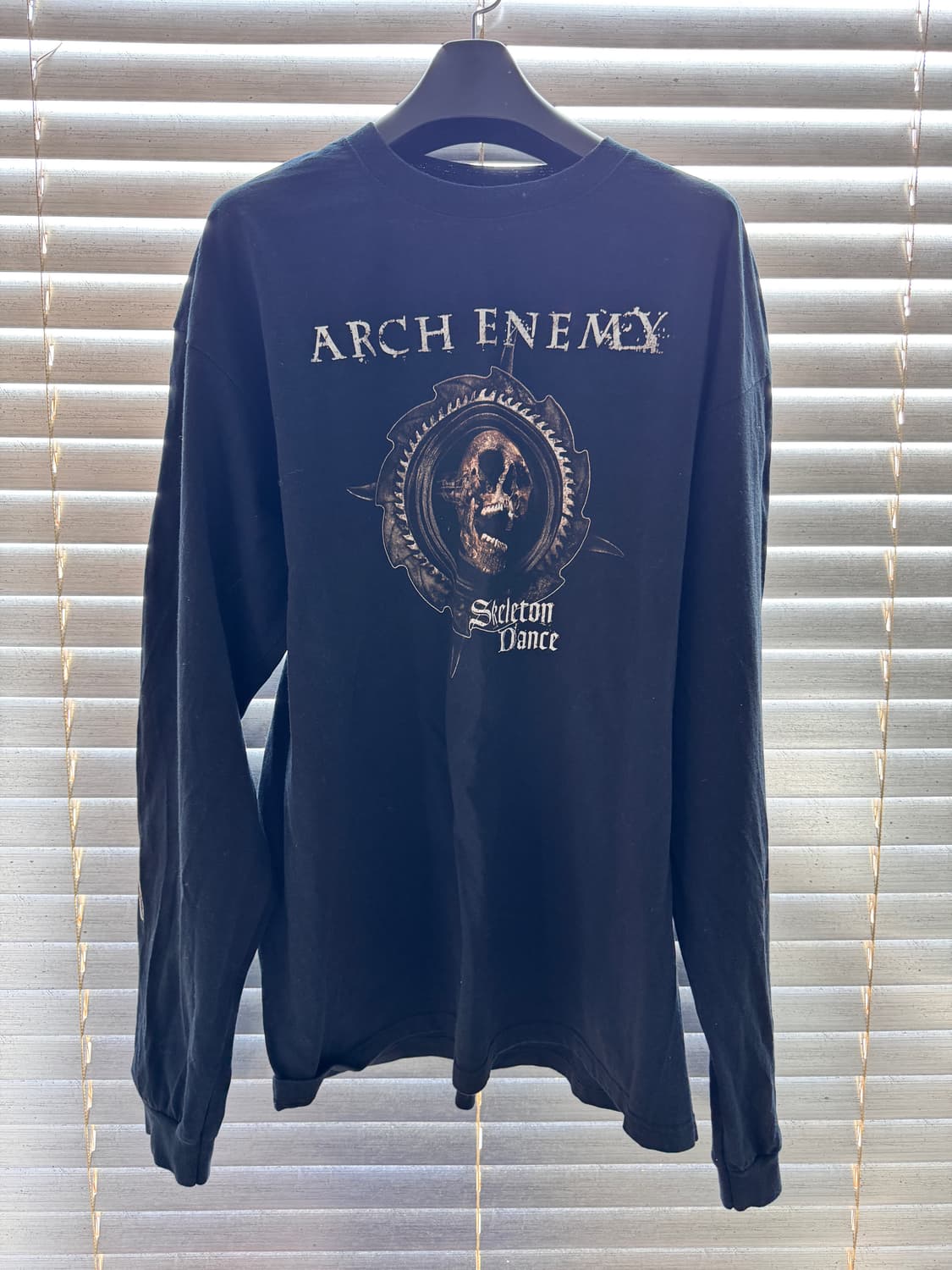 [XXL] 00s 아치 에너미 스켈레톤 댄스 롱슬리브 밴드티 상품이미지1