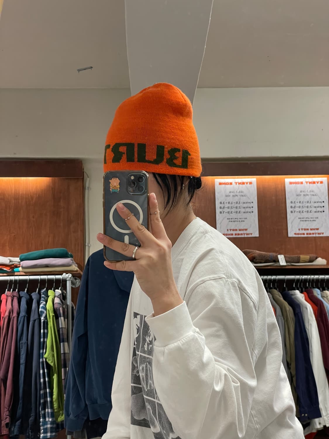 빈티지 리버시블 포인트 비니 상품이미지2