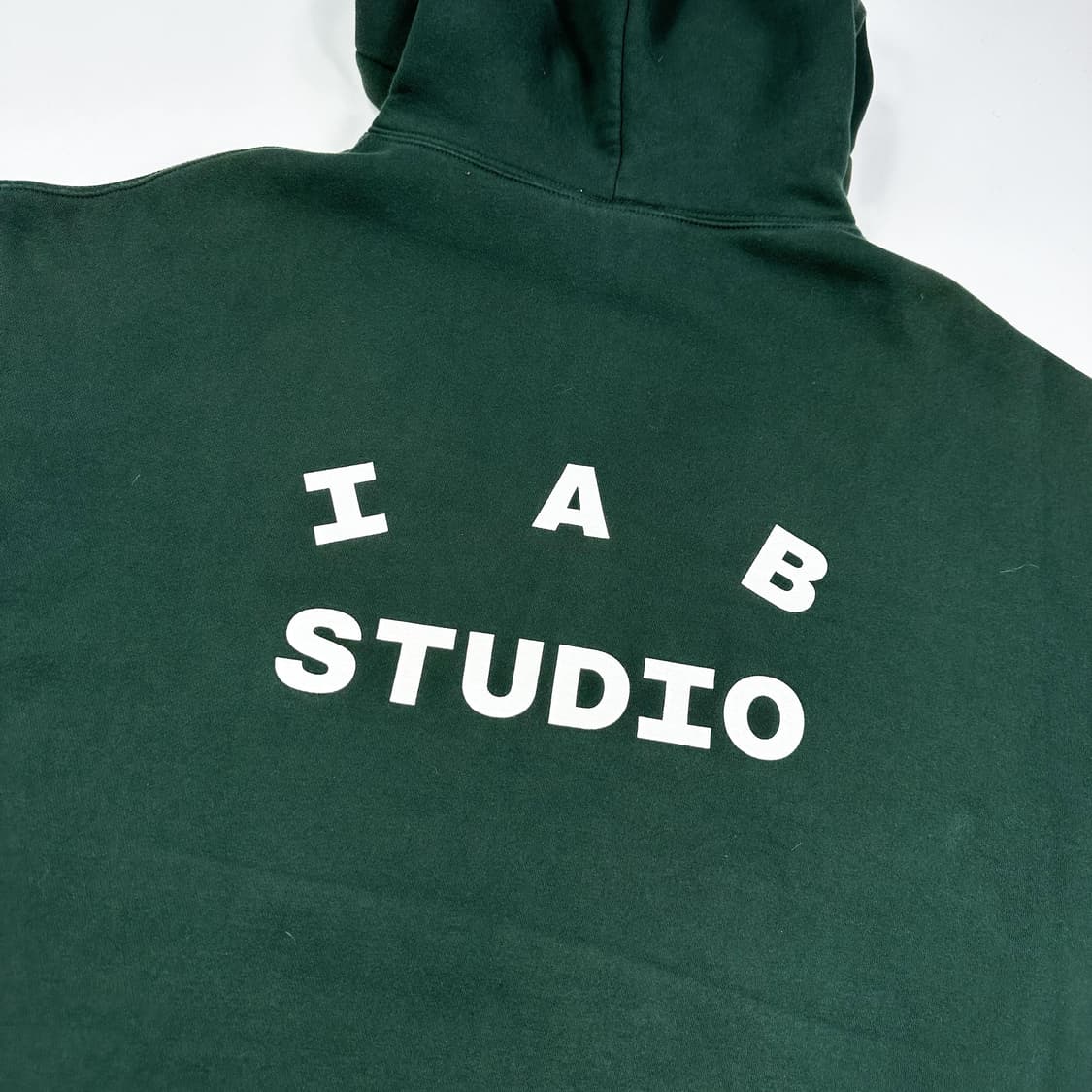 아이앱스튜디오 백로고 그린 크롭 후드티 (XL 여성추천) 상품이미지6